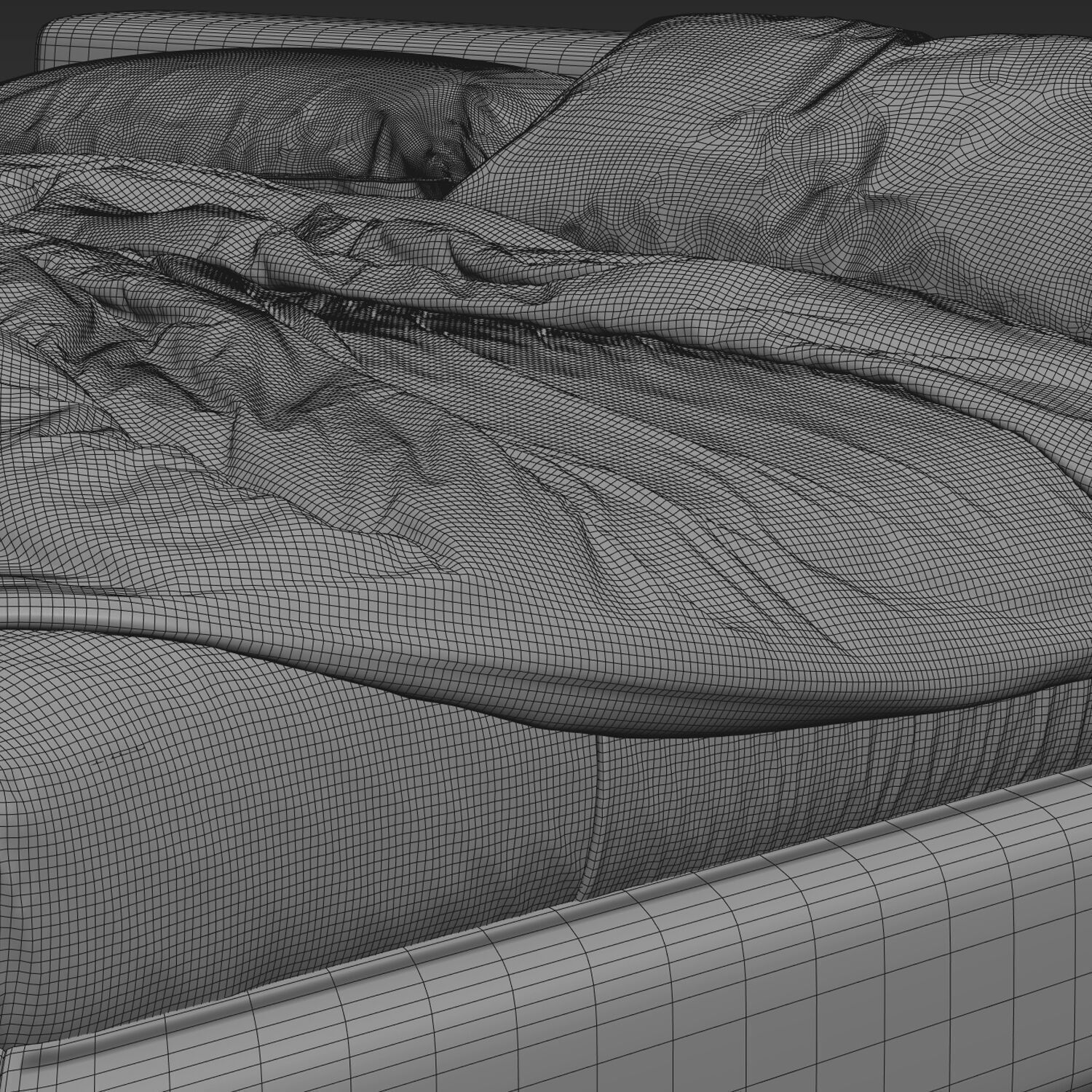 Bed Colection 03 - 10 Items 3D model 3D model_8