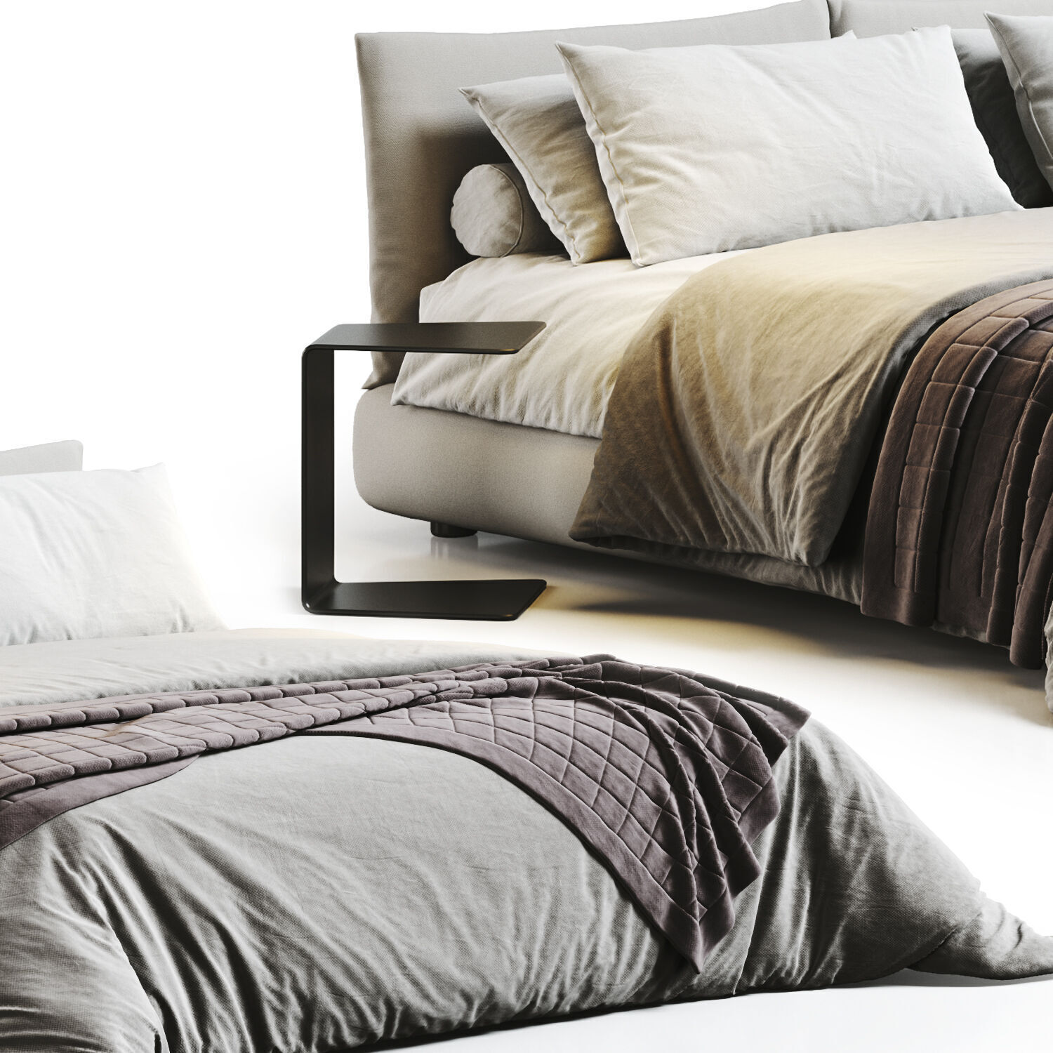 Bed Colection 03 - 10 Items 3D model 3D model_25