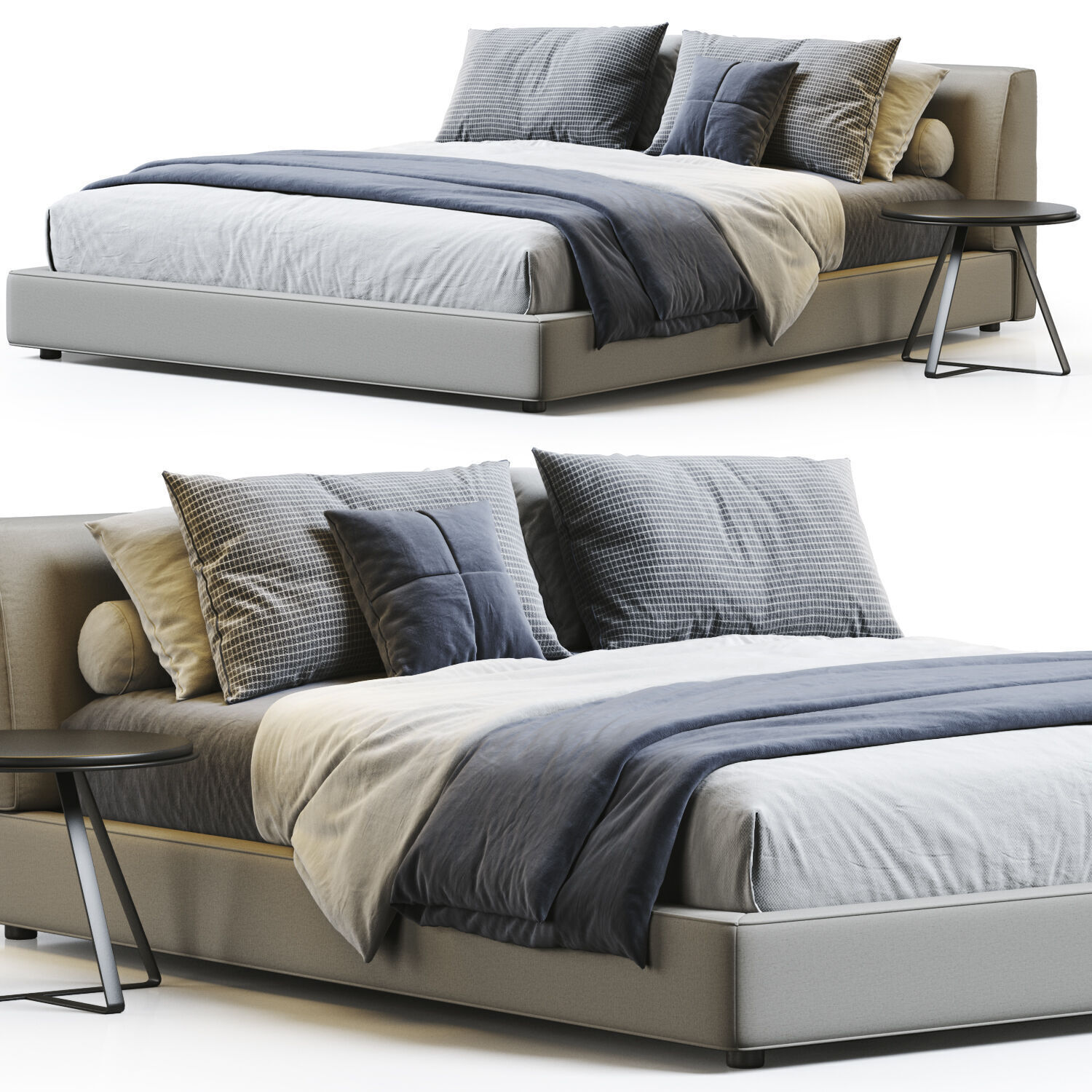 Bed Colection 03 - 10 Items 3D model 3D model_9