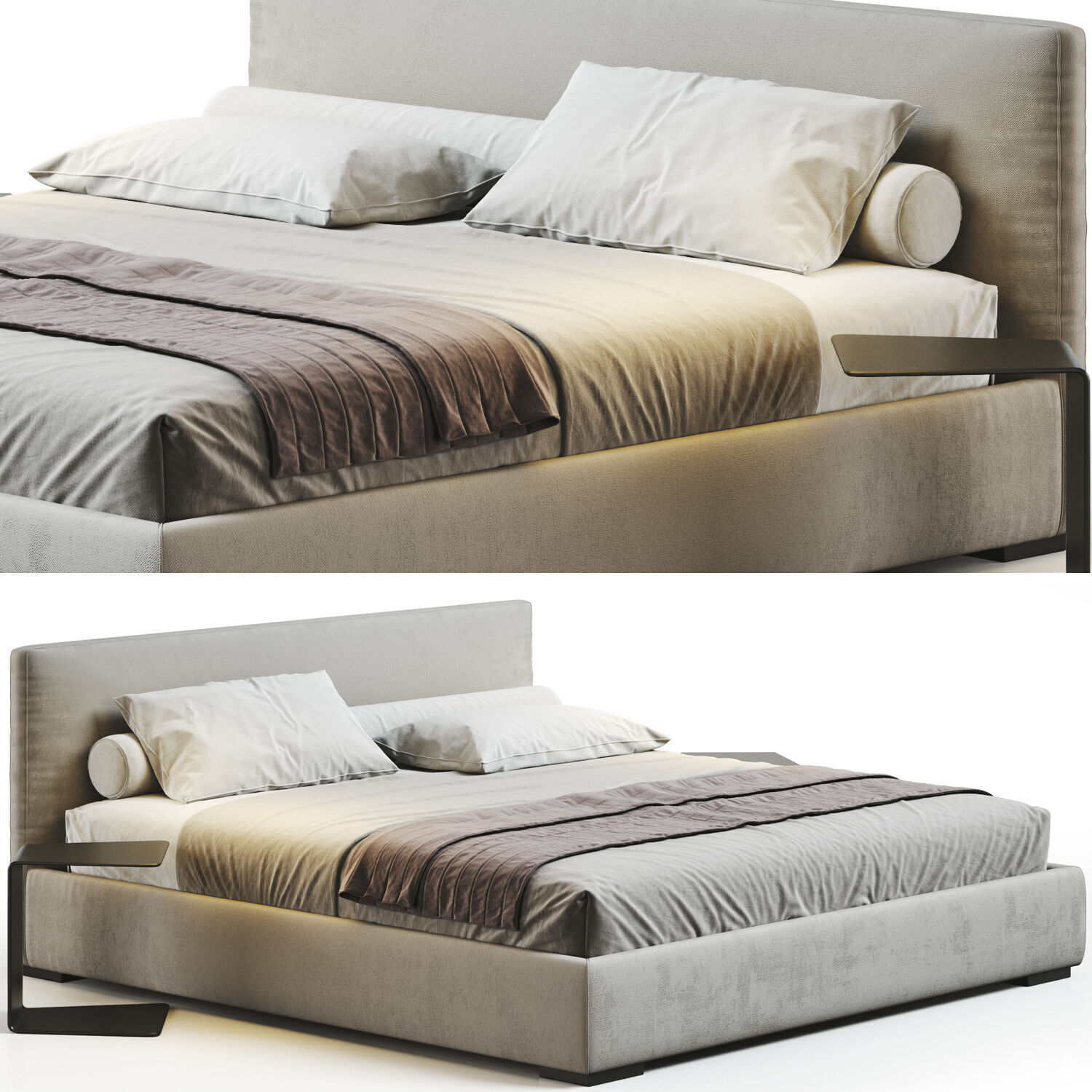 Bed Colection 03 - 10 Items 3D model 3D model_14