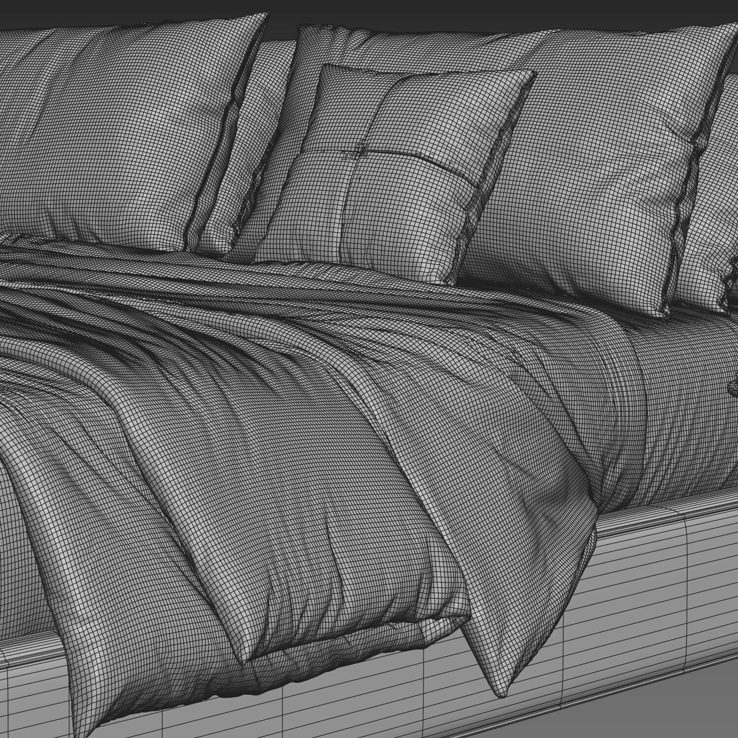 Bed Colection 03 - 10 Items 3D model 3D model_13