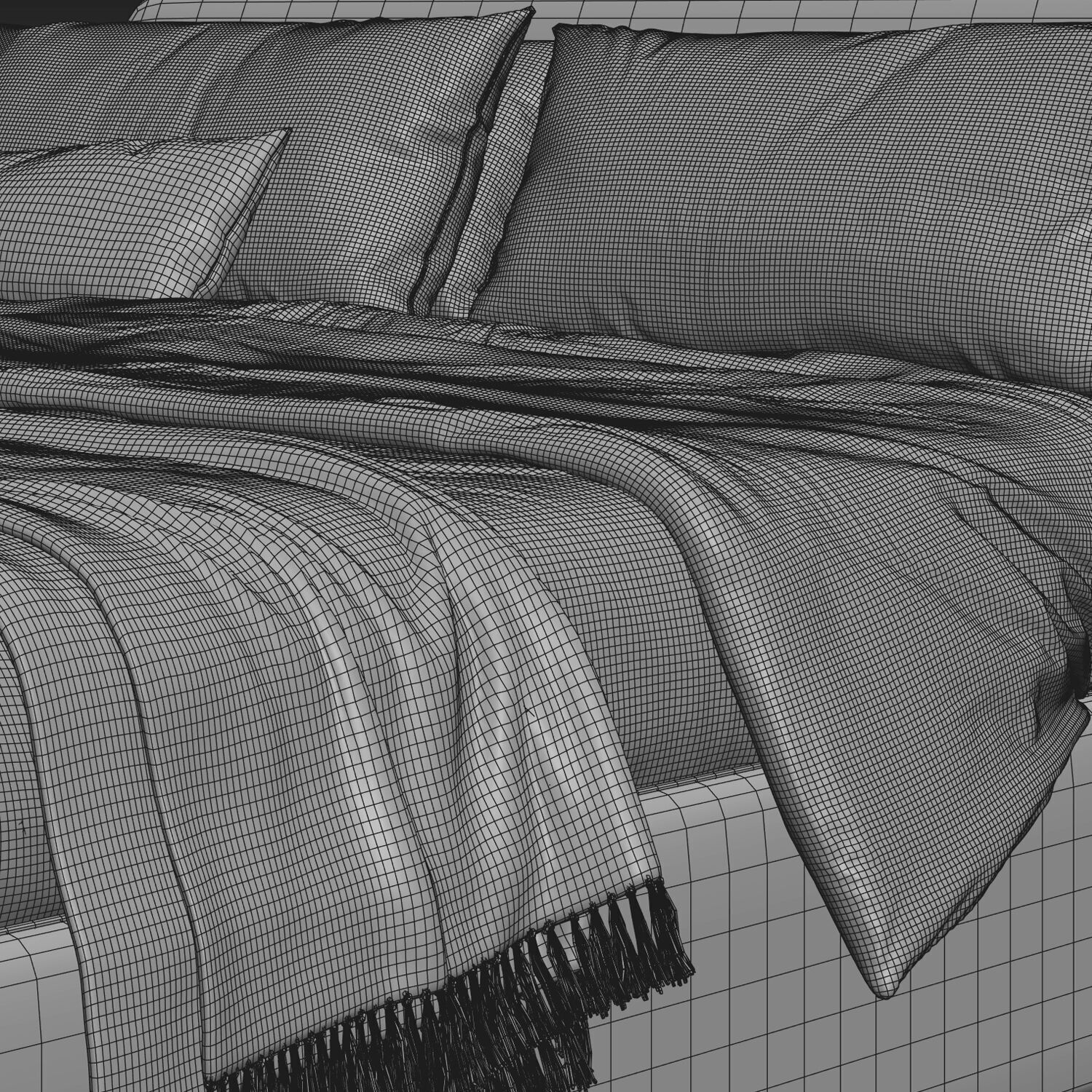 Bed Colection 03 - 10 Items 3D model 3D model_4