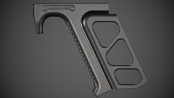 Tactical -Grip - vector Low-poly 3D model