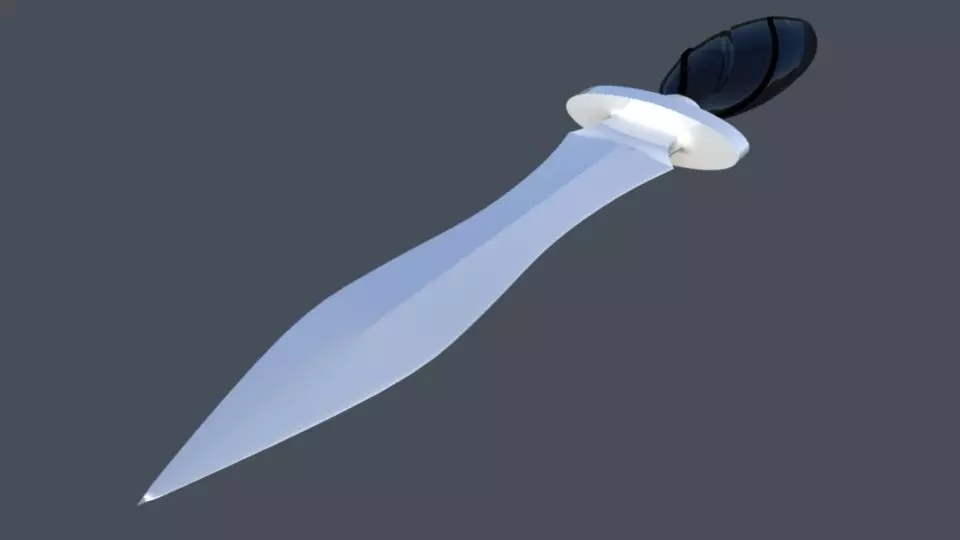 klinok sword Free low-poly 3D model_0