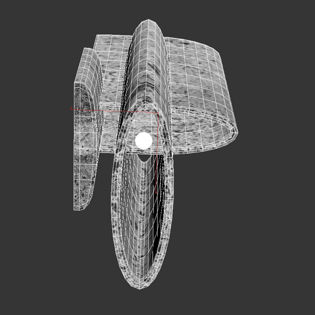 Kelly Wearstler lotura intersecting sconce  3D model_7