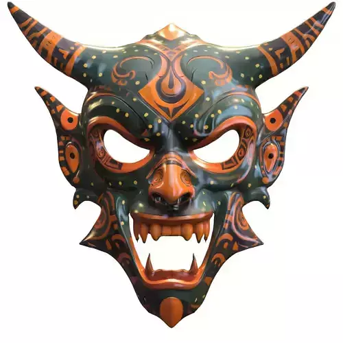 Tribal Demon Warrior Mask