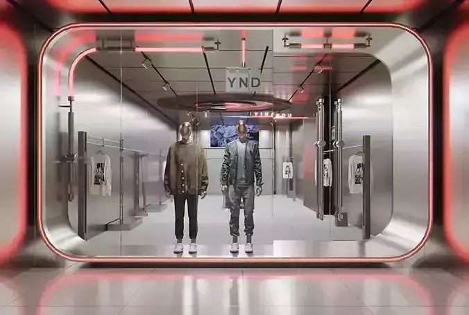 Interior Design of Clothing Store