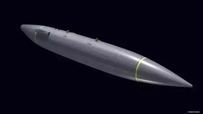 Electronic Support Jammer for Rafale 3D model