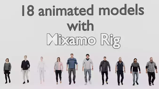 Ultimate animated crowd pack