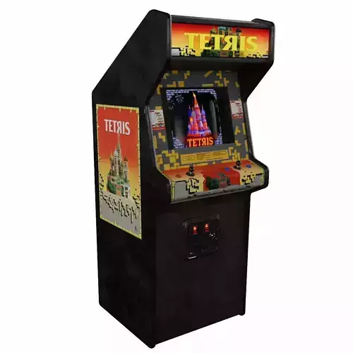 Tetris Arcade Cabinet Retro