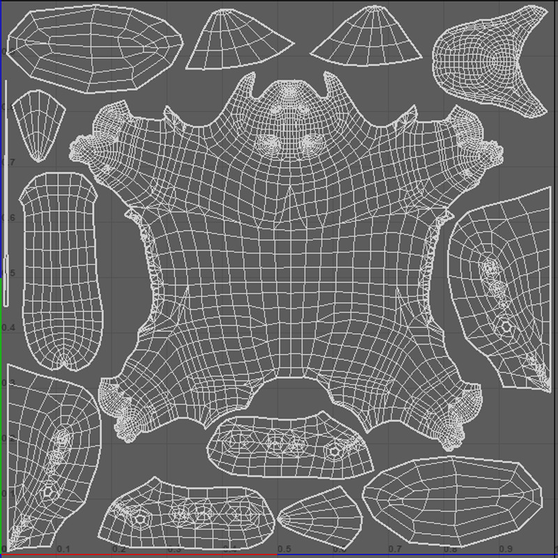 Realistic Snow Leopard Rigged and Animated Low-poly 3D model_13