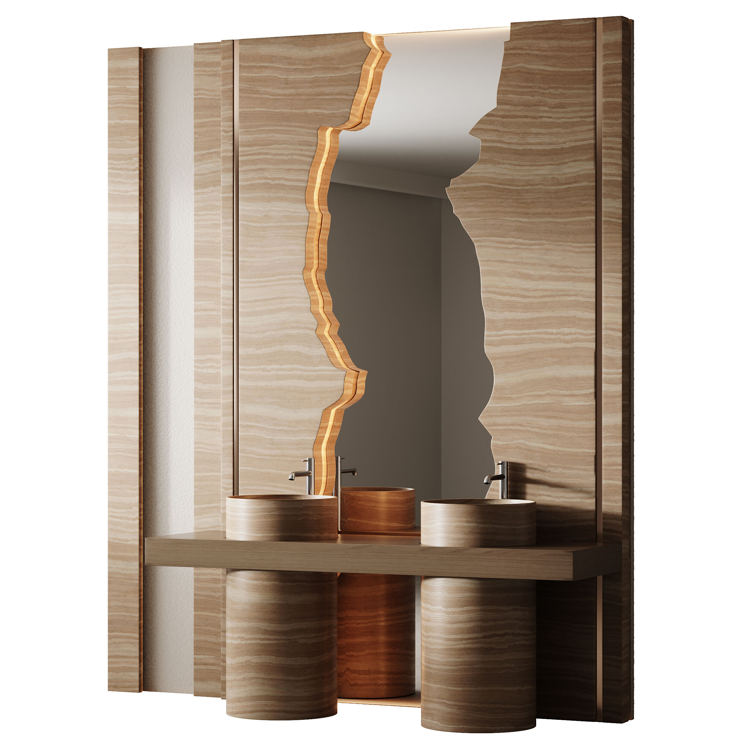 Bathroom furniture 7 3D model_2