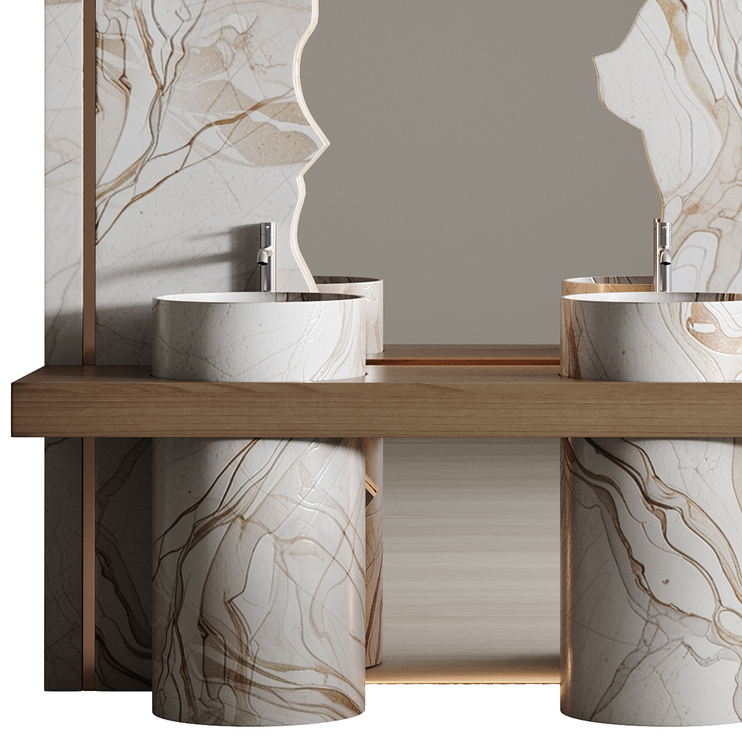 Bathroom furniture 7 3D model_12