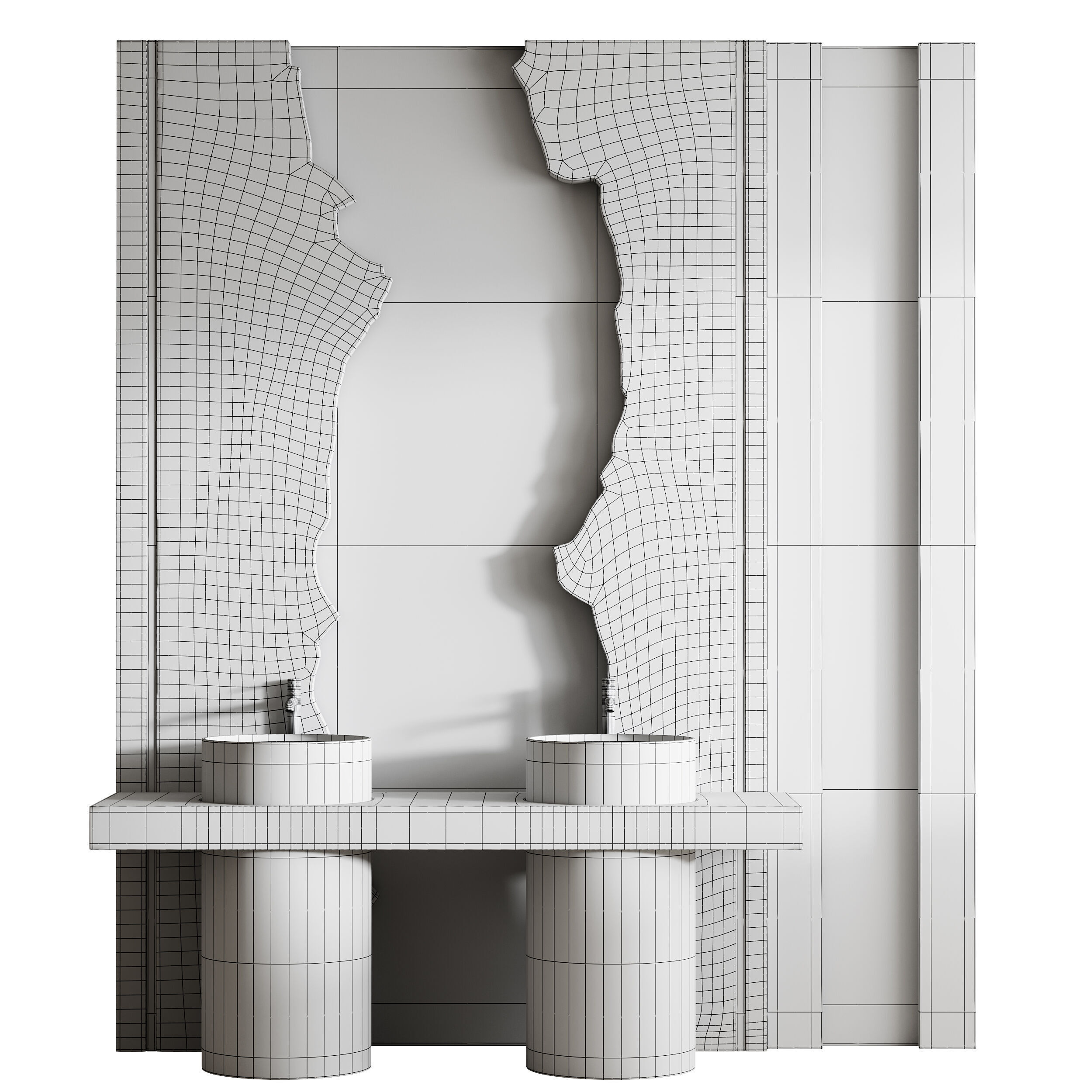 Bathroom furniture 7 3D model_14