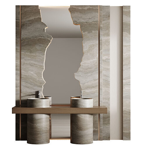 Bathroom furniture 7 3D model