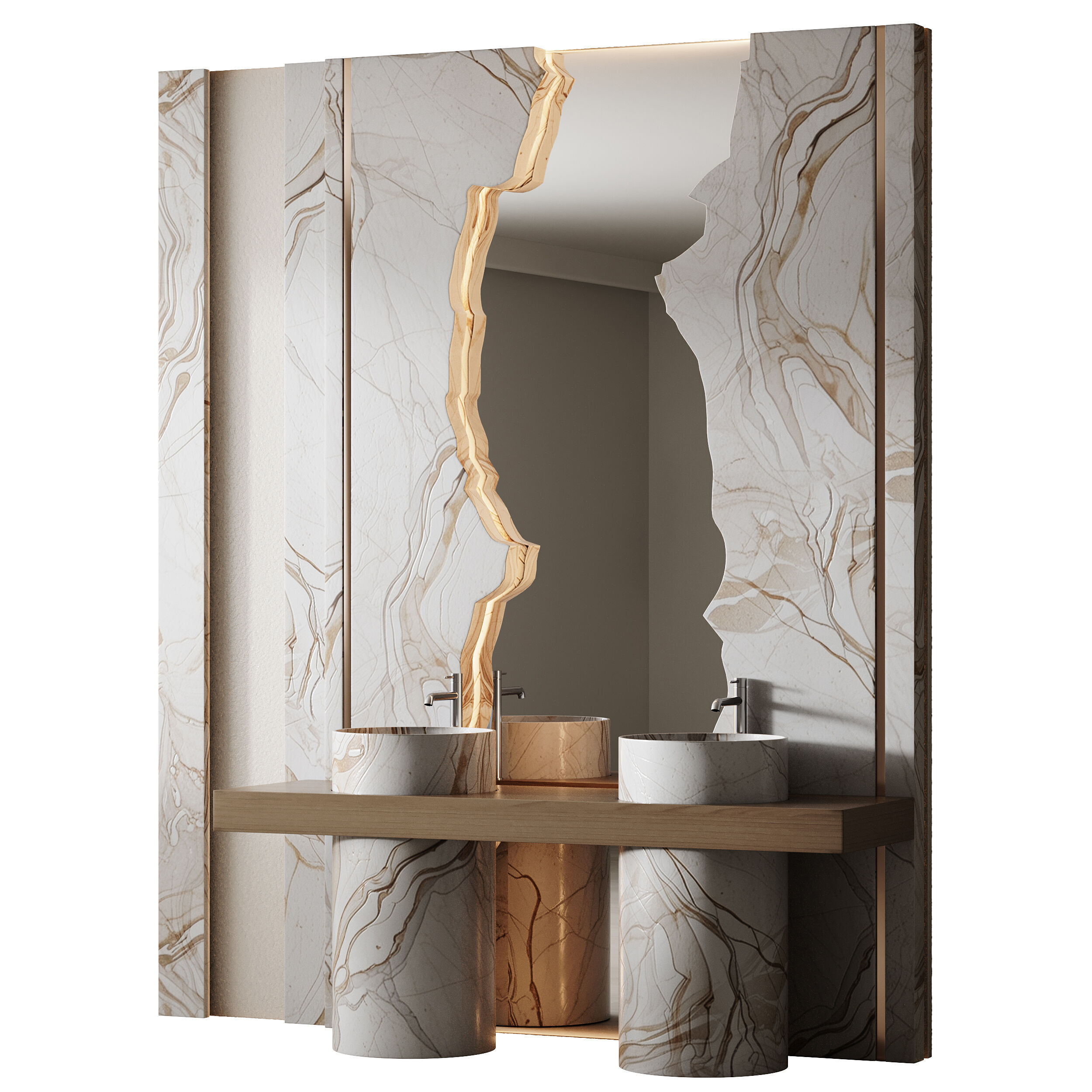 Bathroom furniture 7 3D model_5