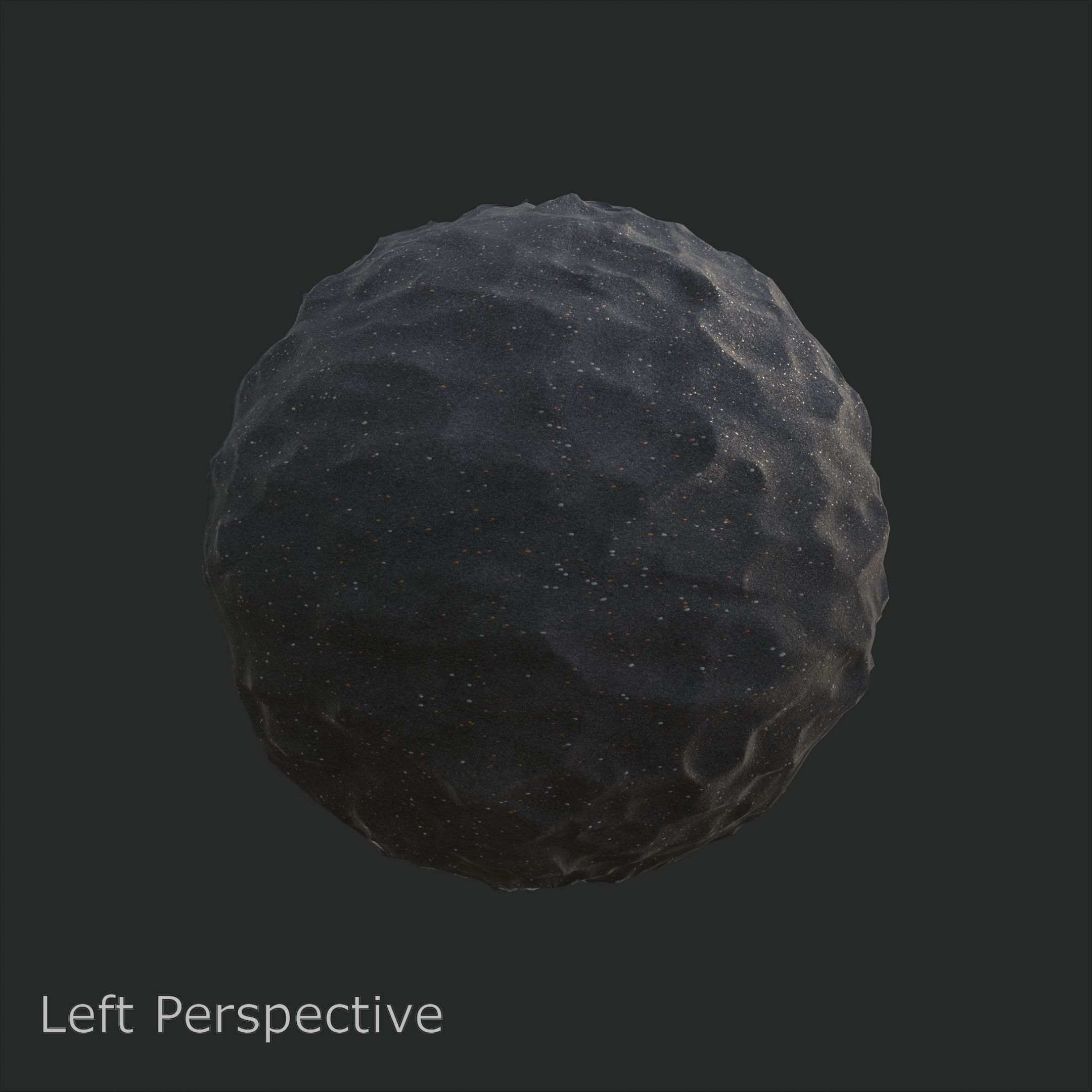 Ground Black Sand 4K Seamless PBR Texture for Realistic Terrain Texture_3
