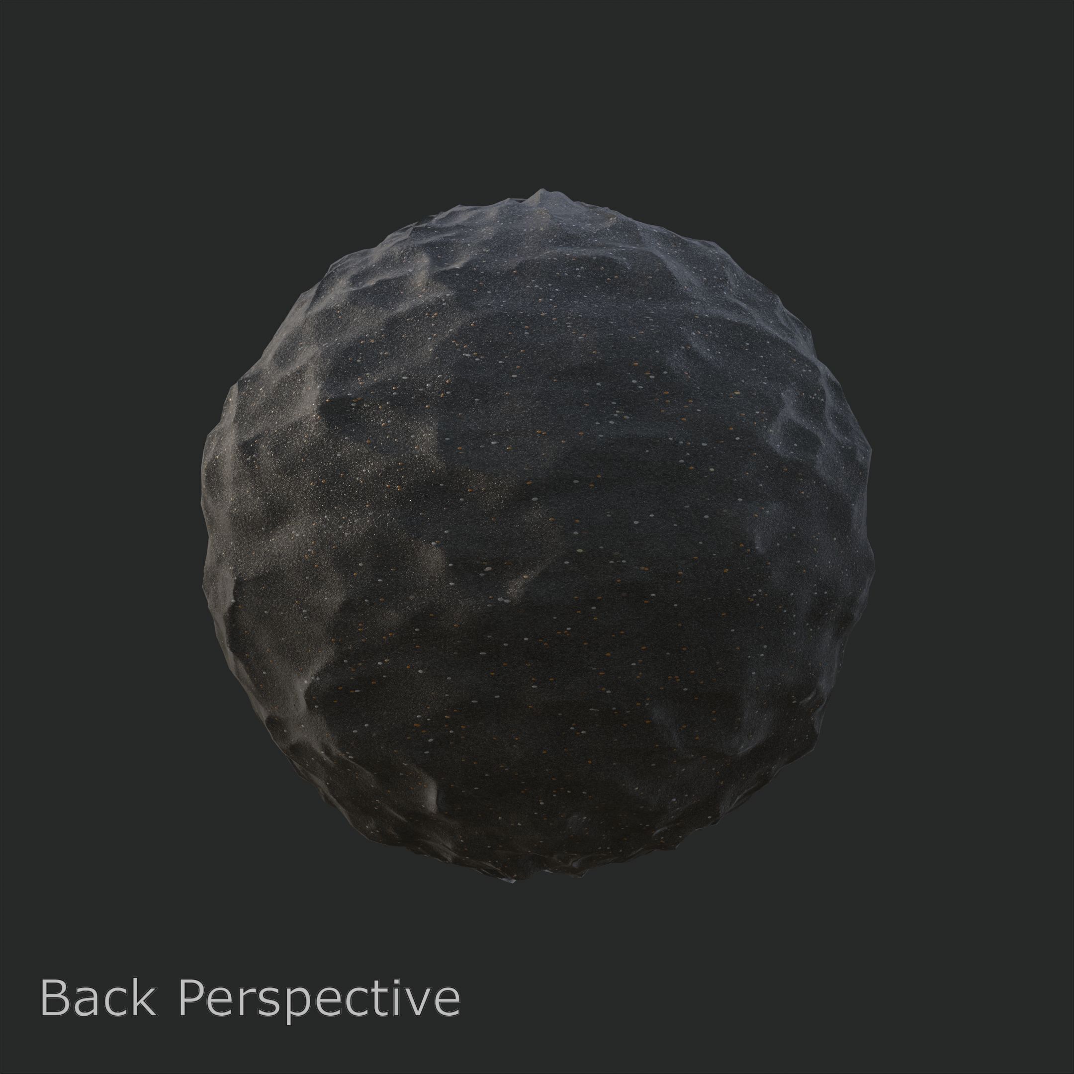 Ground Black Sand 4K Seamless PBR Texture for Realistic Terrain Texture_2