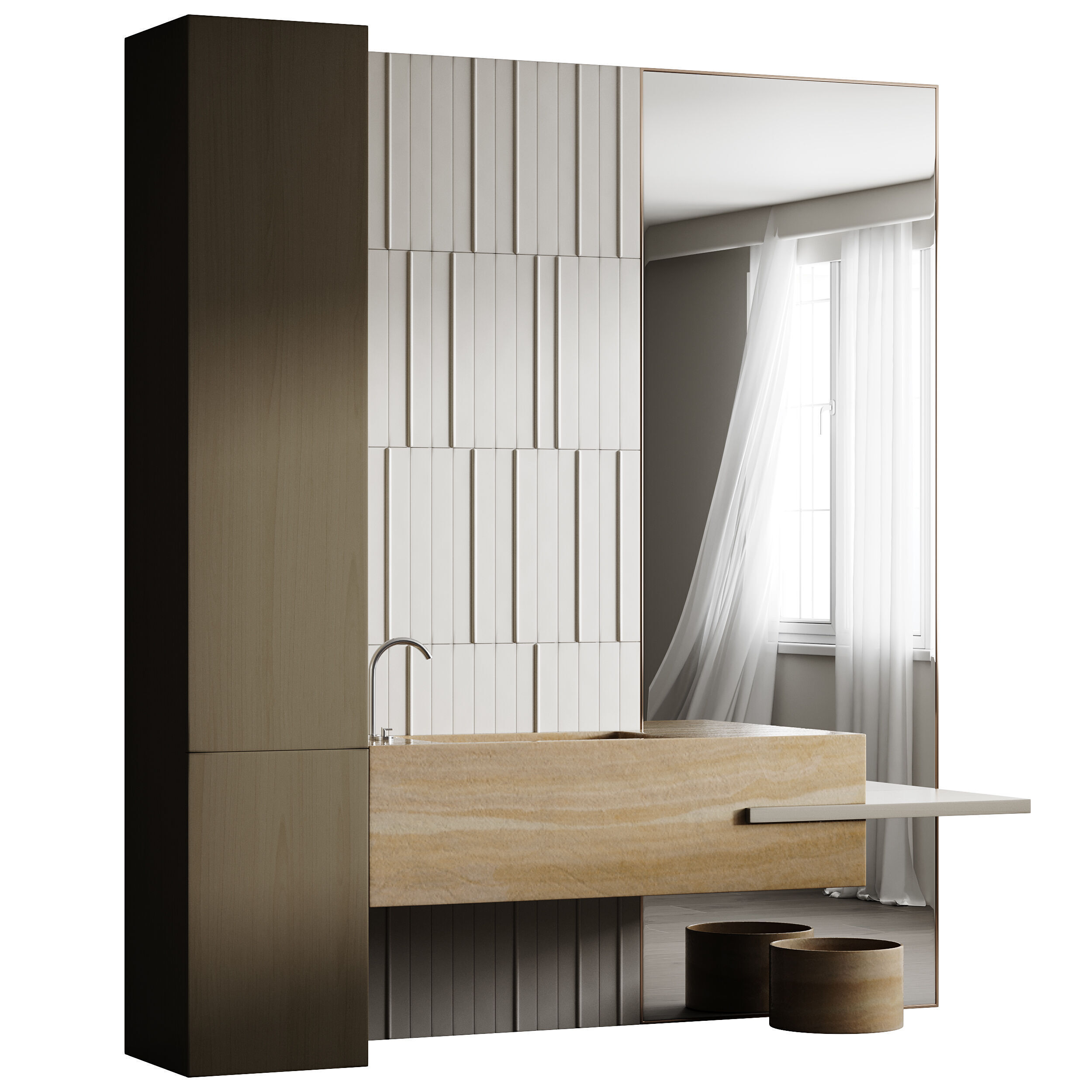 Bathroom furniture 8 3D model_10