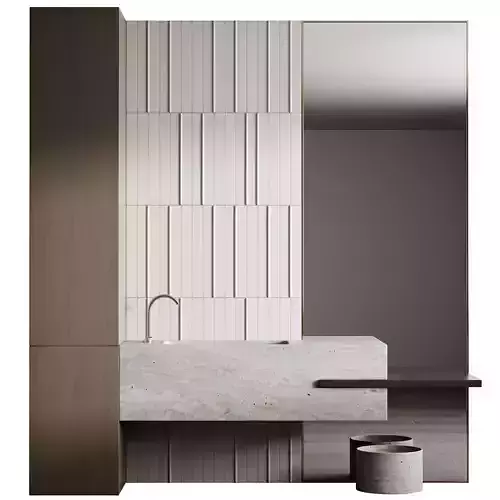 Bathroom furniture 8 3D model