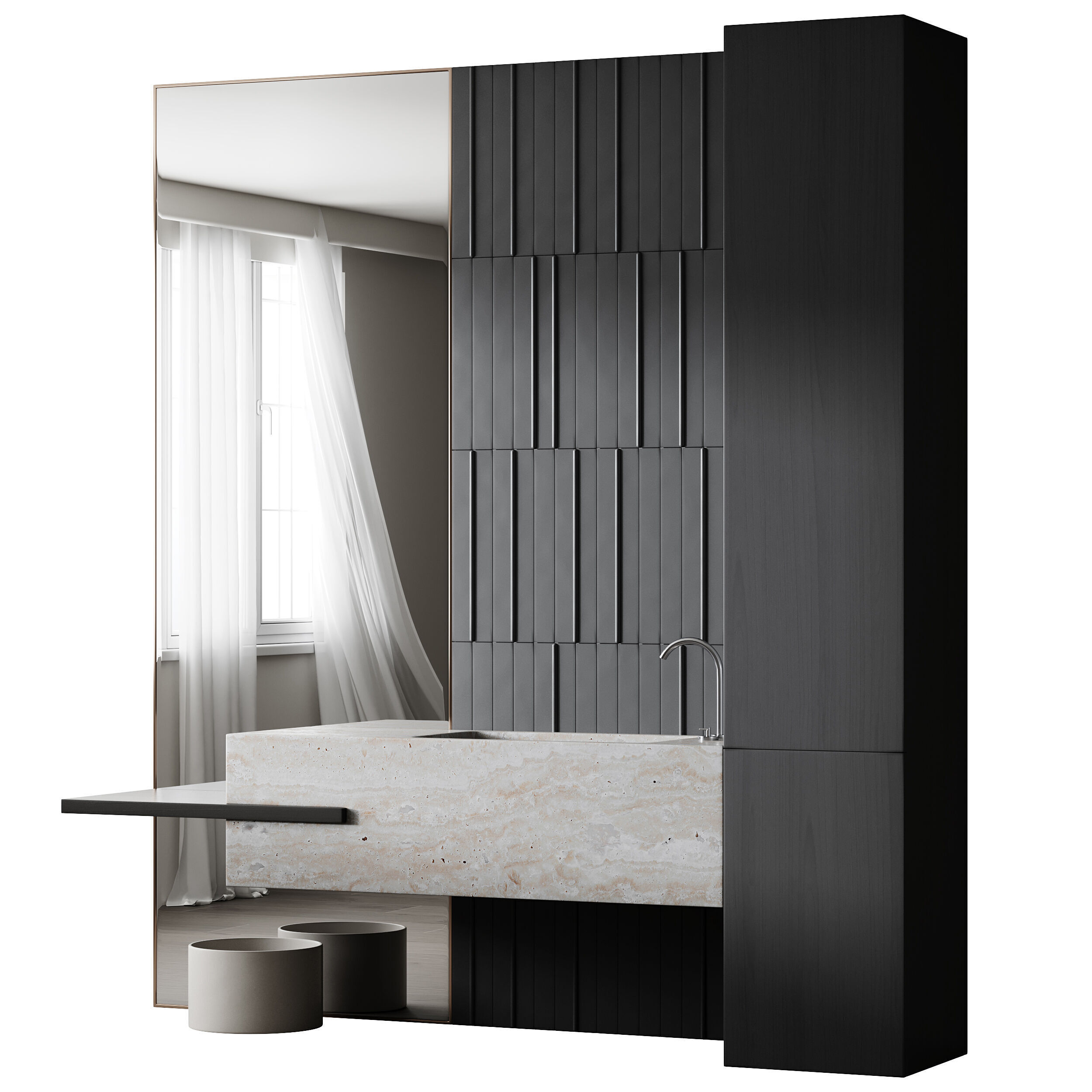 Bathroom furniture 8 3D model_11