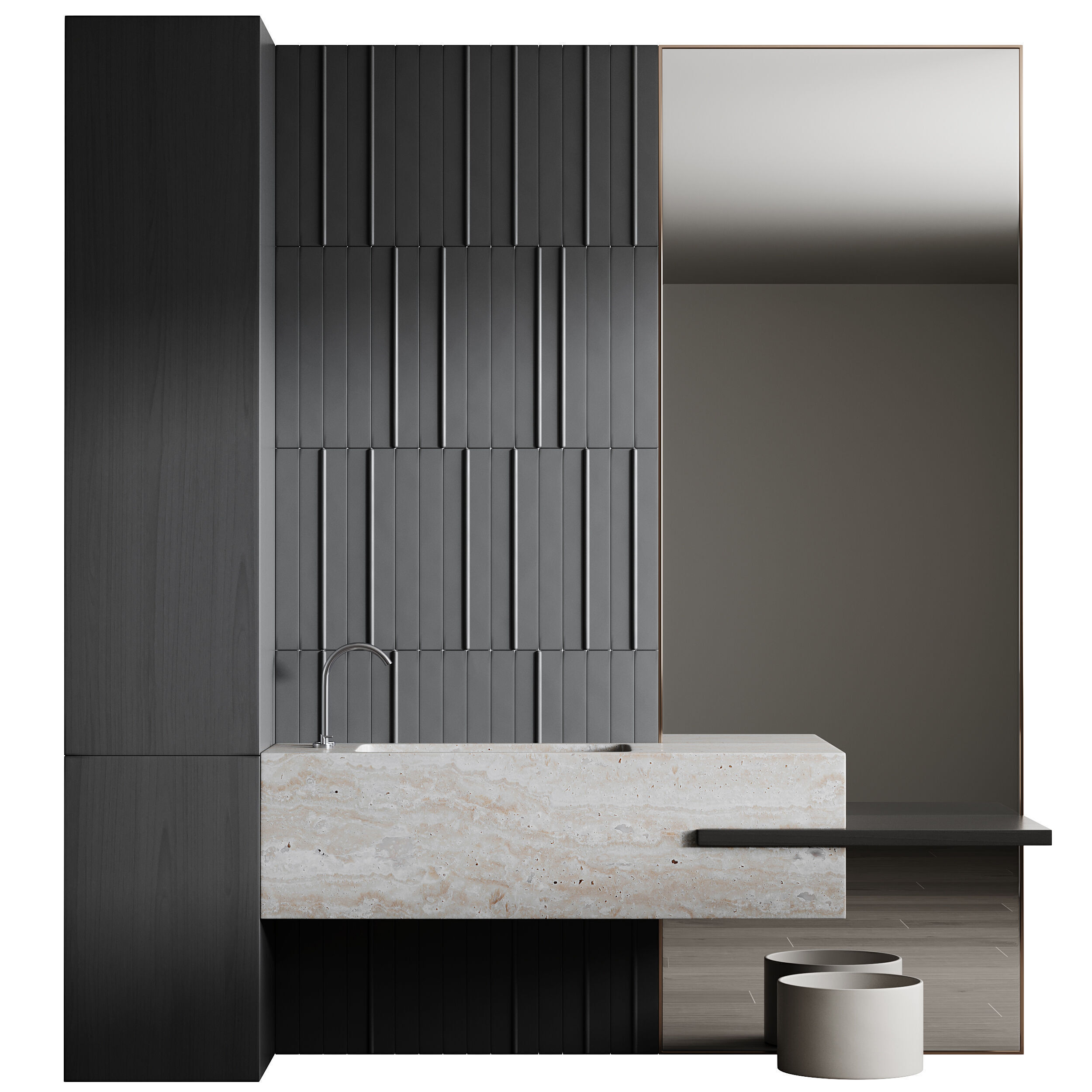 Bathroom furniture 8 3D model_7