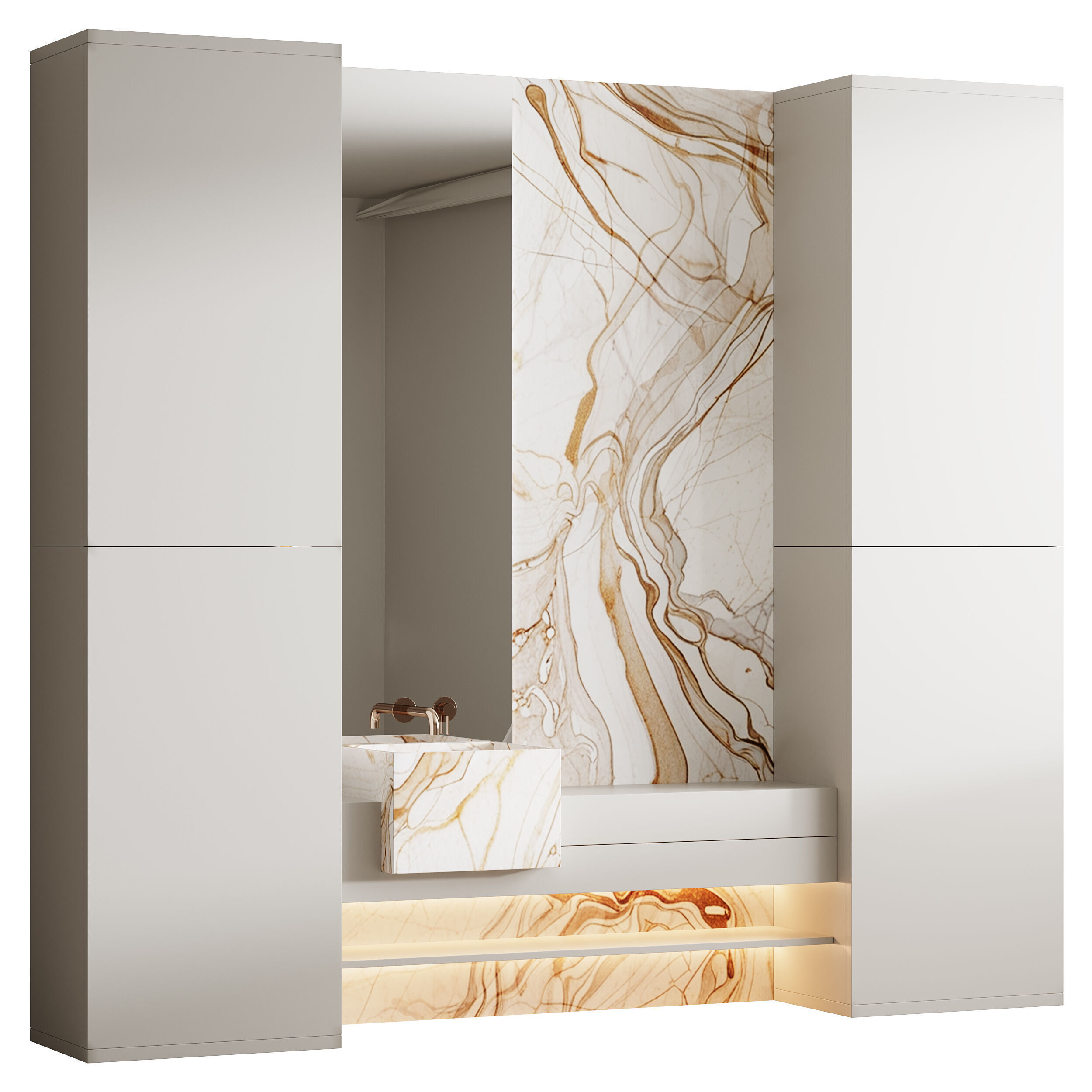 Bathroom furniture 9 3D model_3