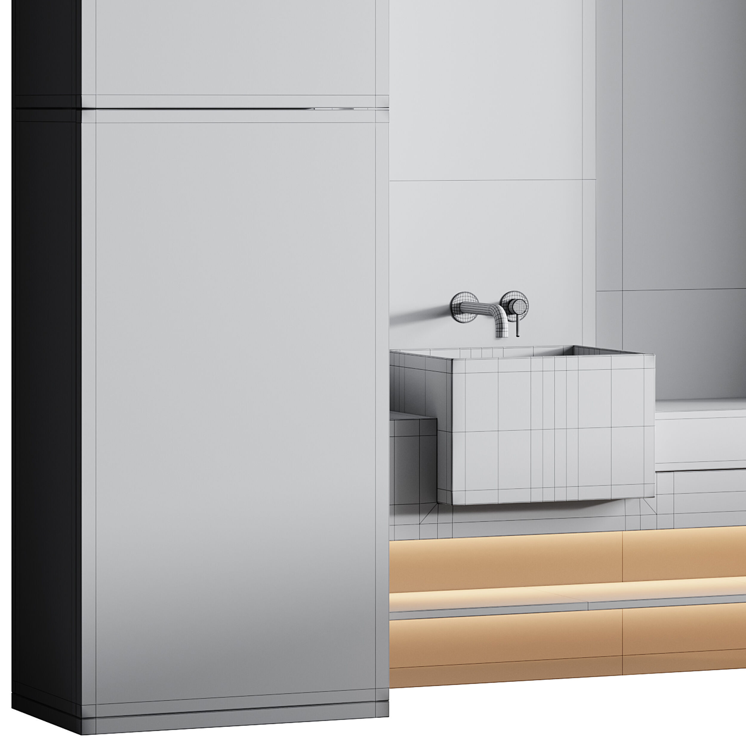 Bathroom furniture 9 3D model_14