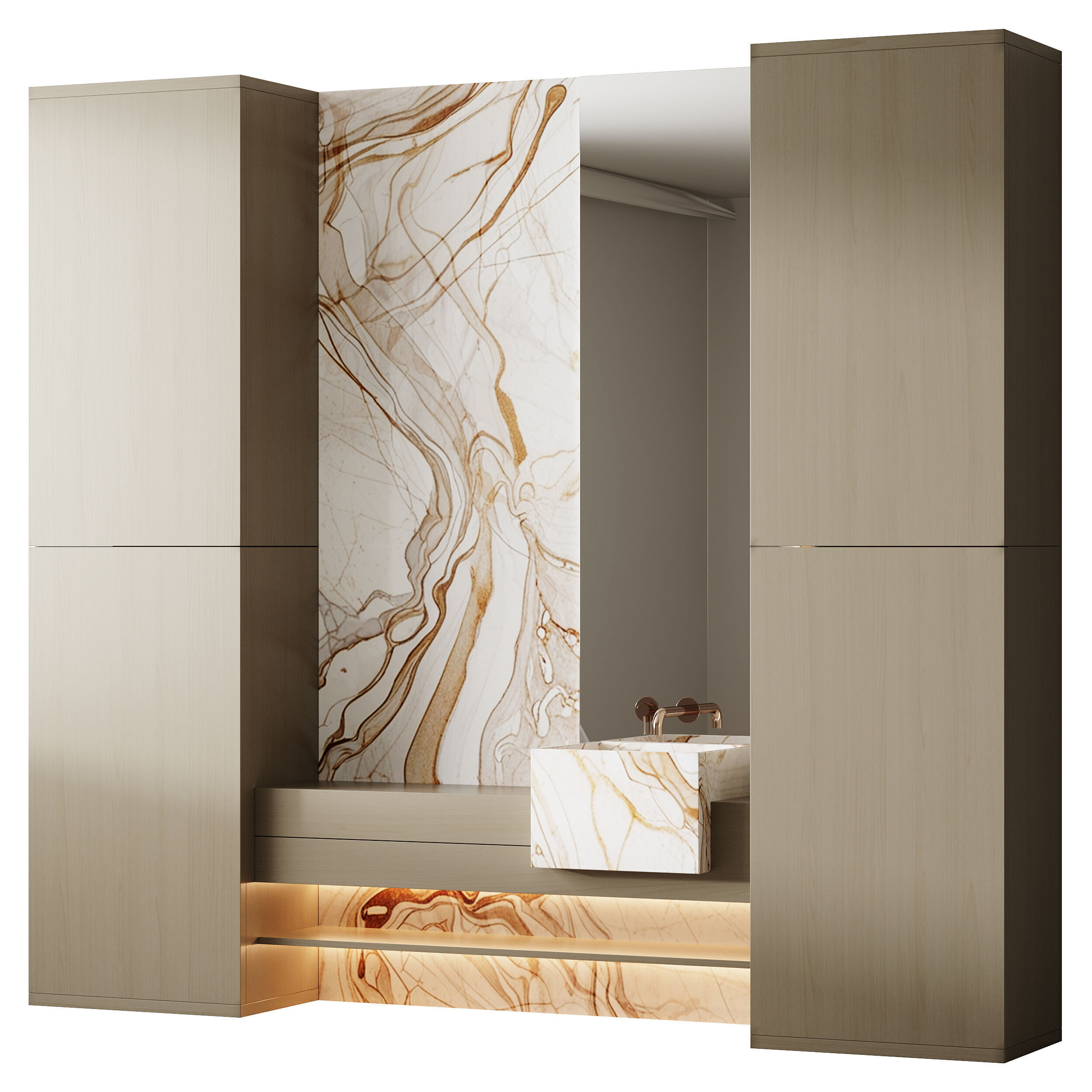 Bathroom furniture 9 3D model_8