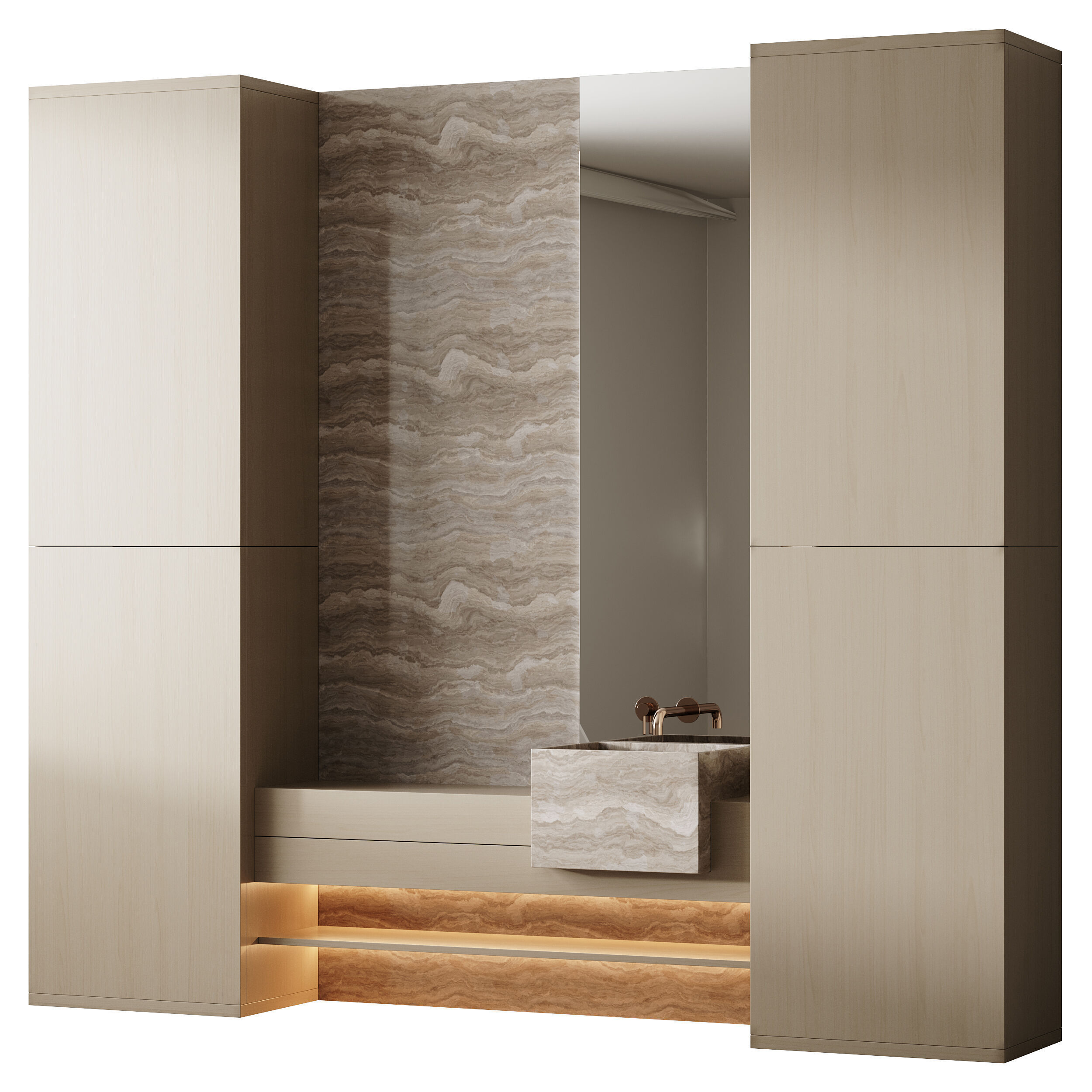 Bathroom furniture 9 3D model_10