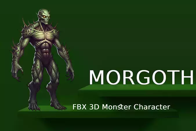 Morgoth Unity 3D Monster Character