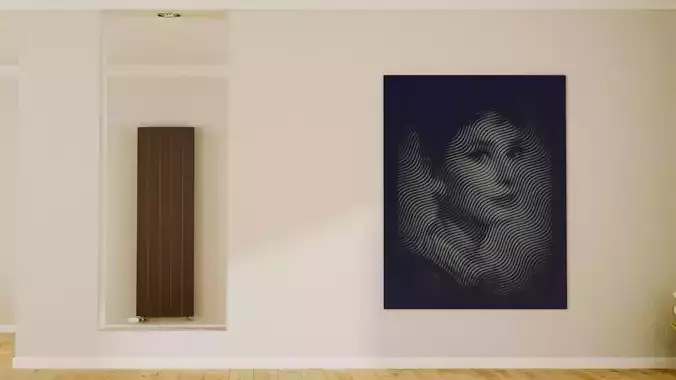 Halftone wall sticker AUDREY HEPBURN 03 3D print model Halftone wall sticker AUDREY HEPBURN 03 3D print model