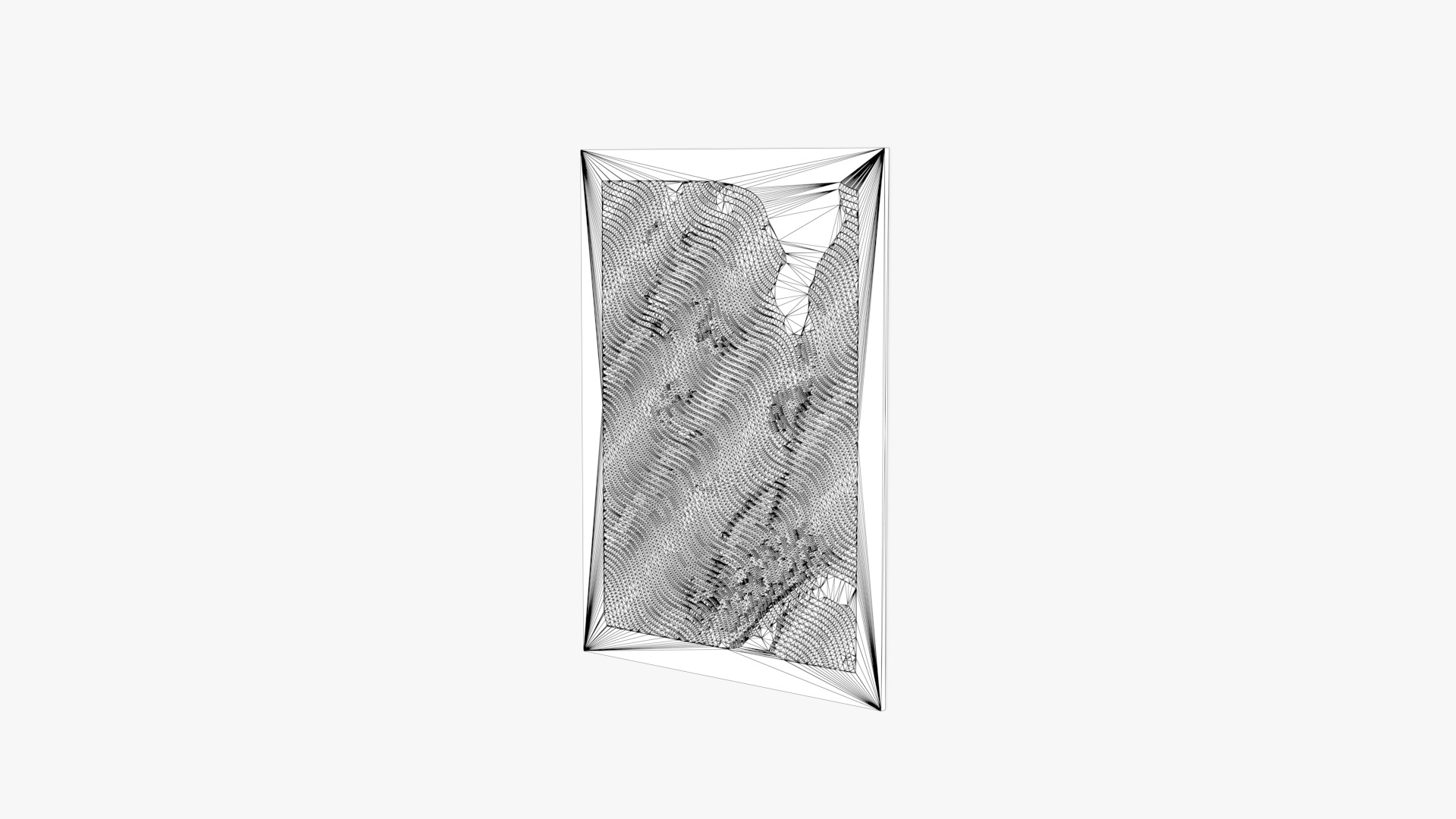 Halftone wall sticker AUDREY HEPBURN 03 3D print model_5