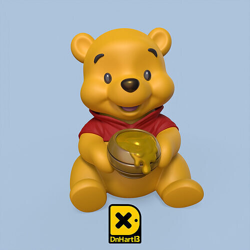 MiniPrint 014 - Pooh 3D print model