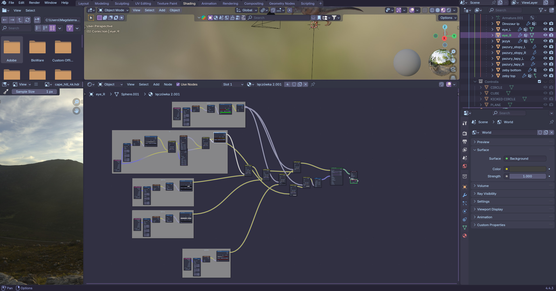 Allosaurus 3D model_5