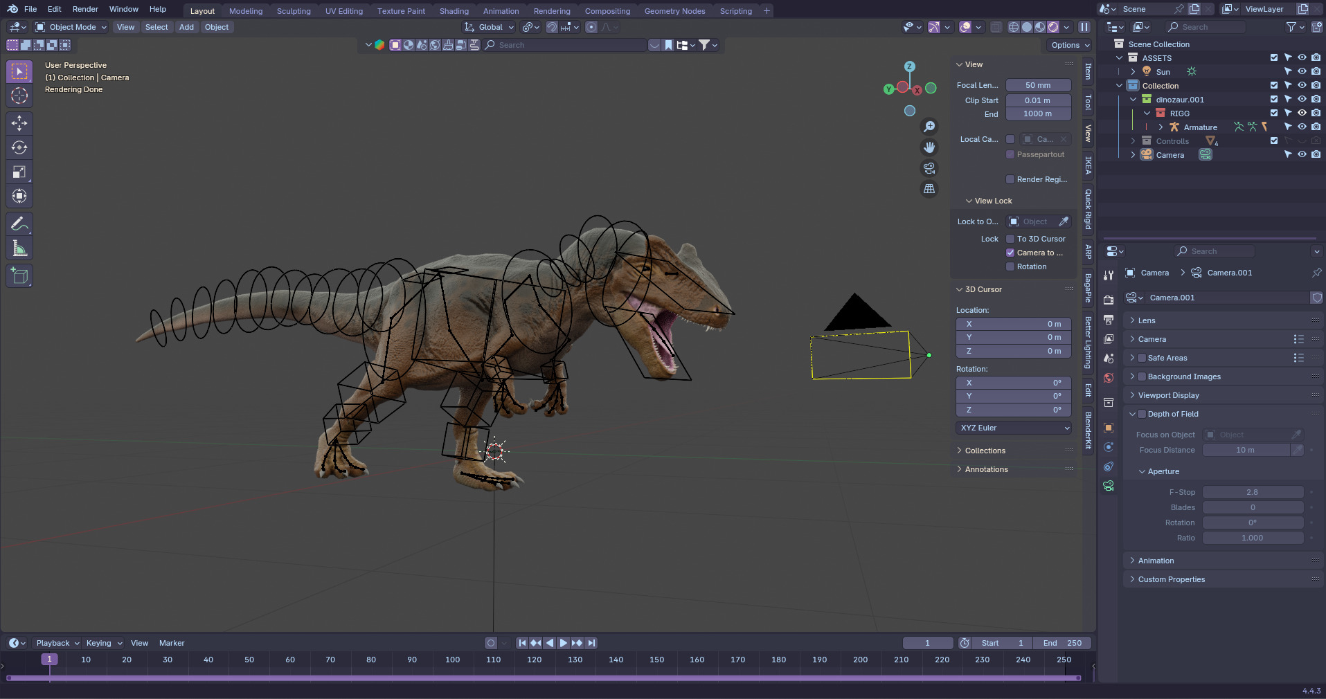 Allosaurus 3D model_3