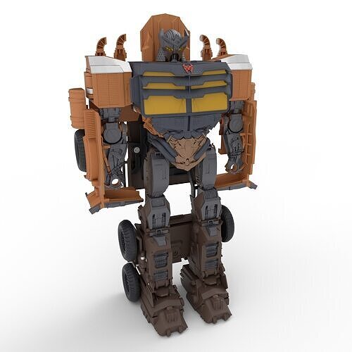 Transformer Toy Low-poly 3D model