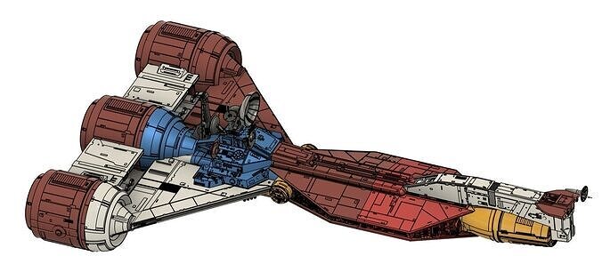 RADIANT REPUBLIC CRUISER  3D print model