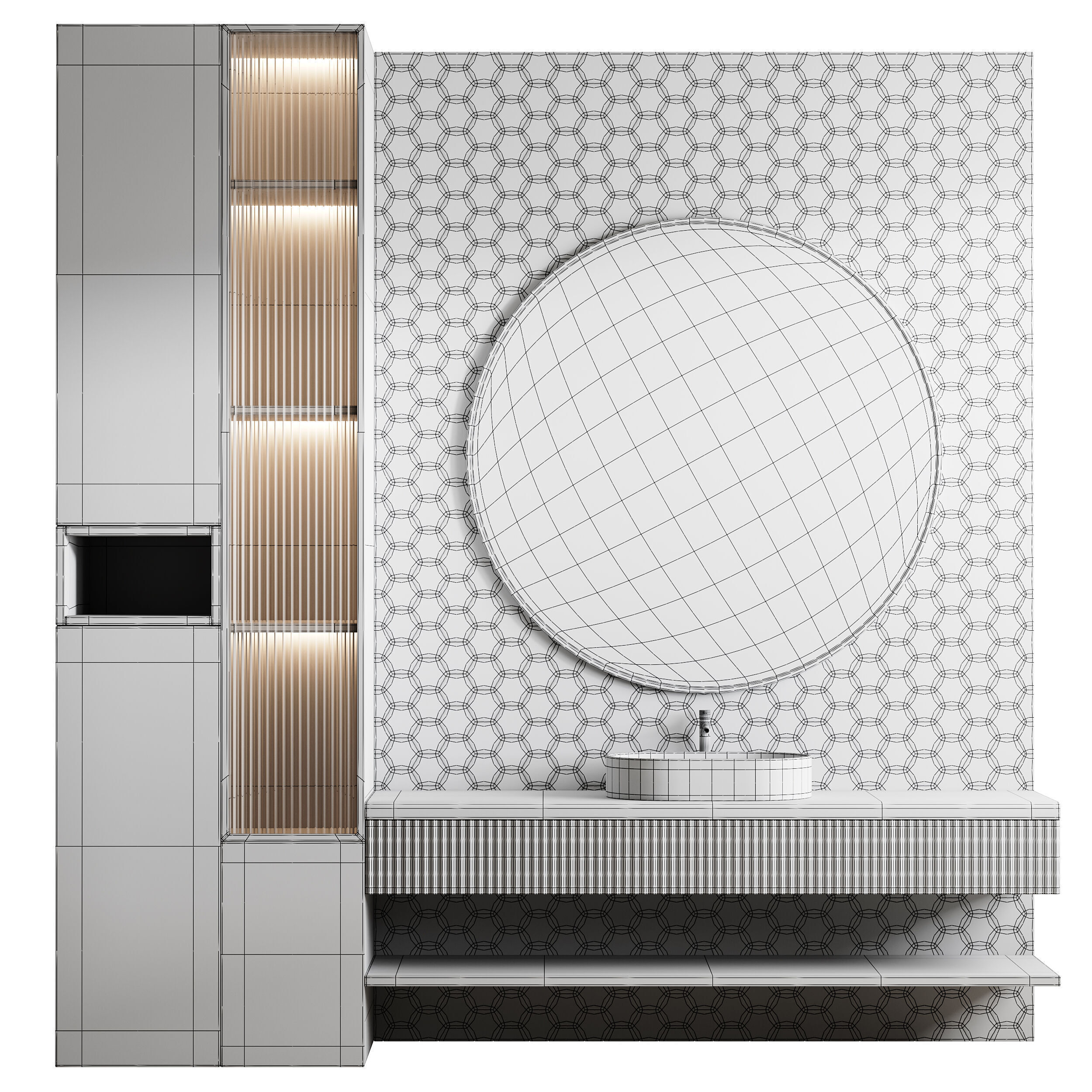 Bathroom furniture 11 3D model_14