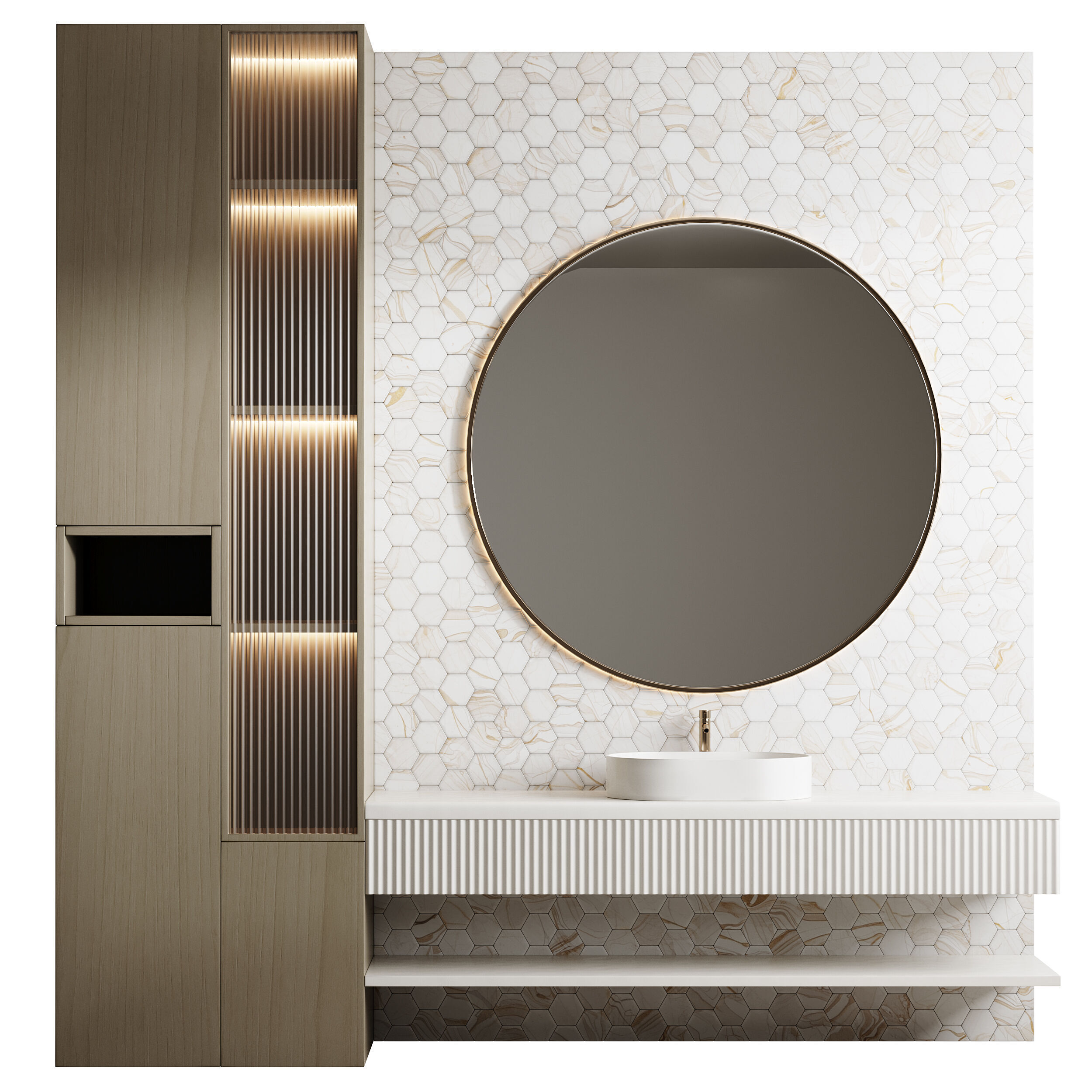 Bathroom furniture 11 3D model_2