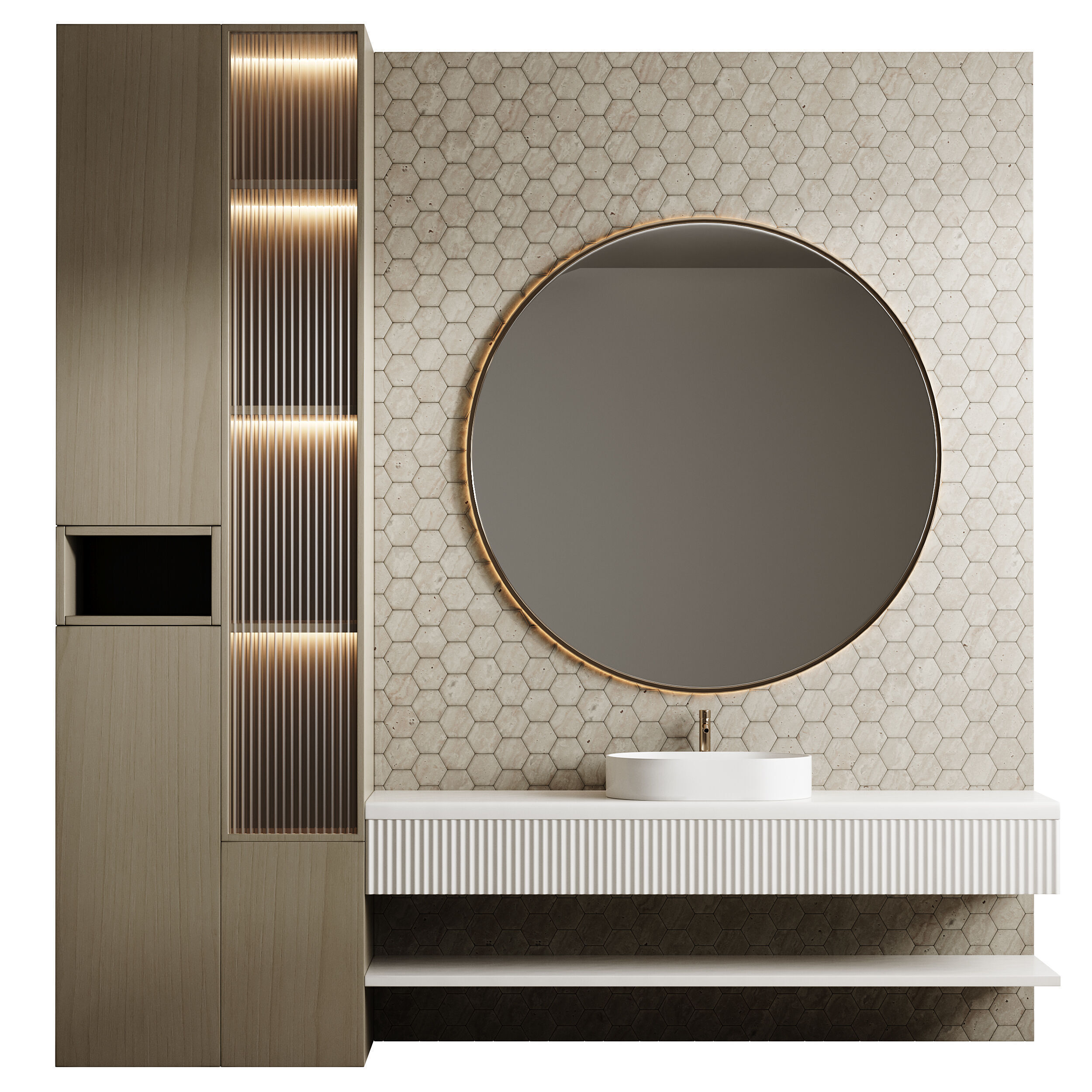 Bathroom furniture 11 3D model_5