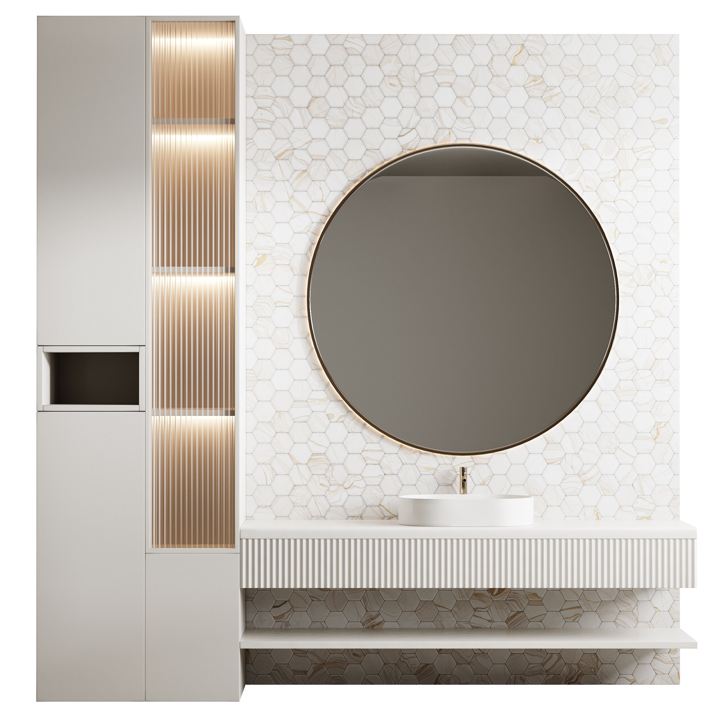 Bathroom furniture 11 3D model_6