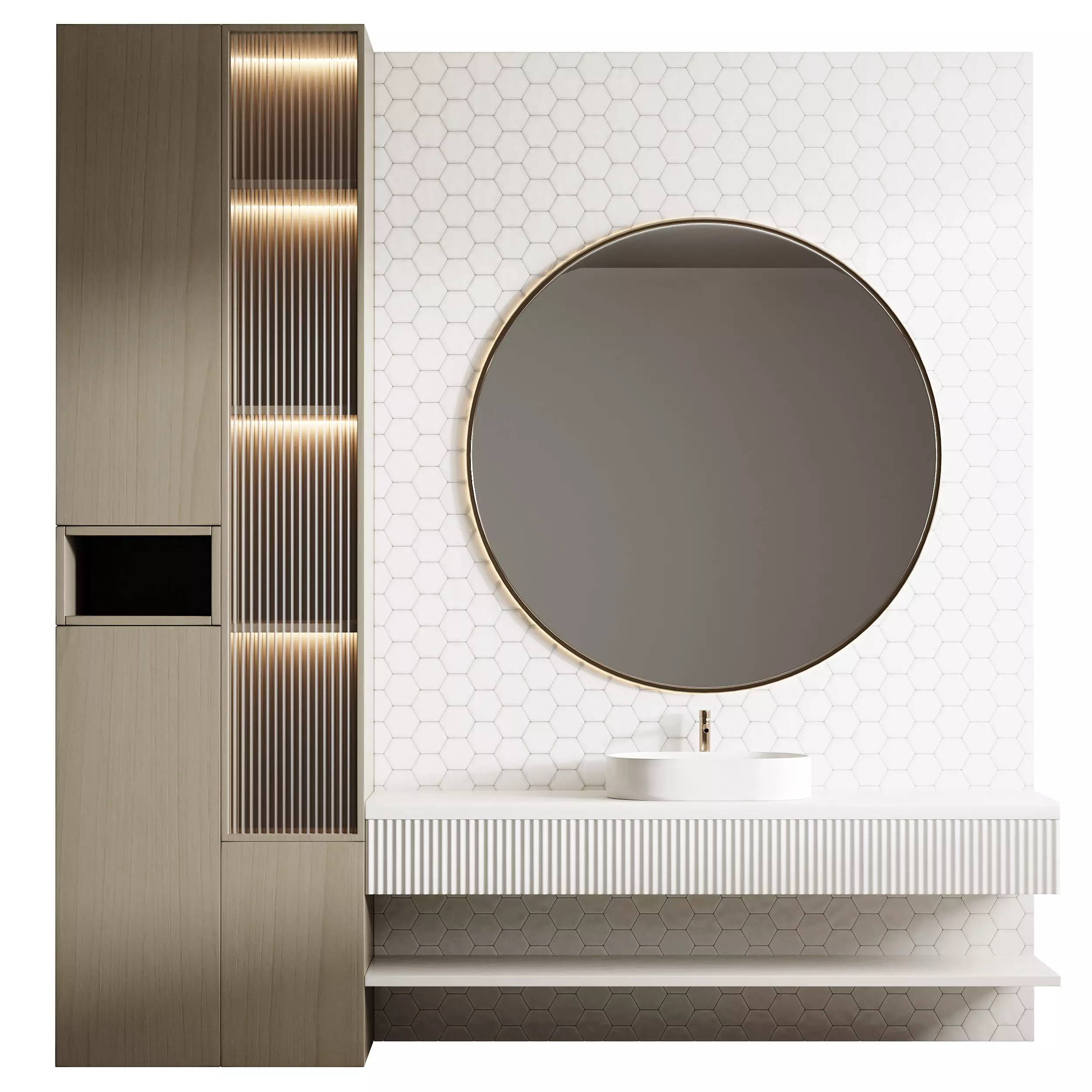 Bathroom furniture 11 3D model_0