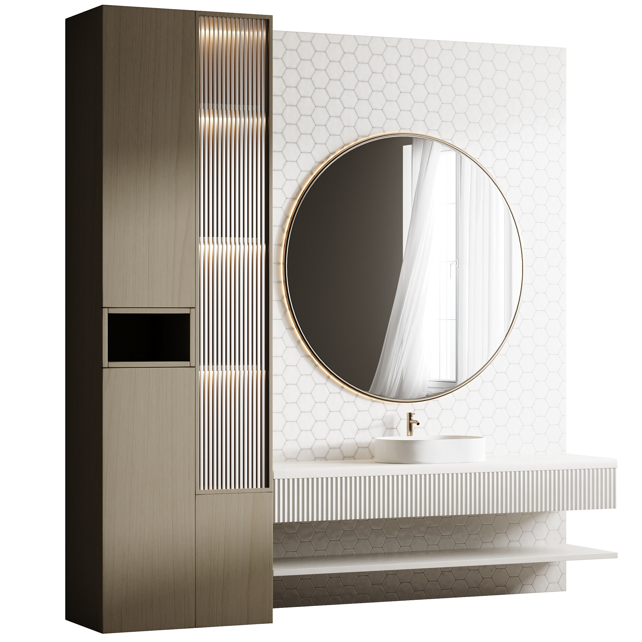 Bathroom furniture 11 3D model_1