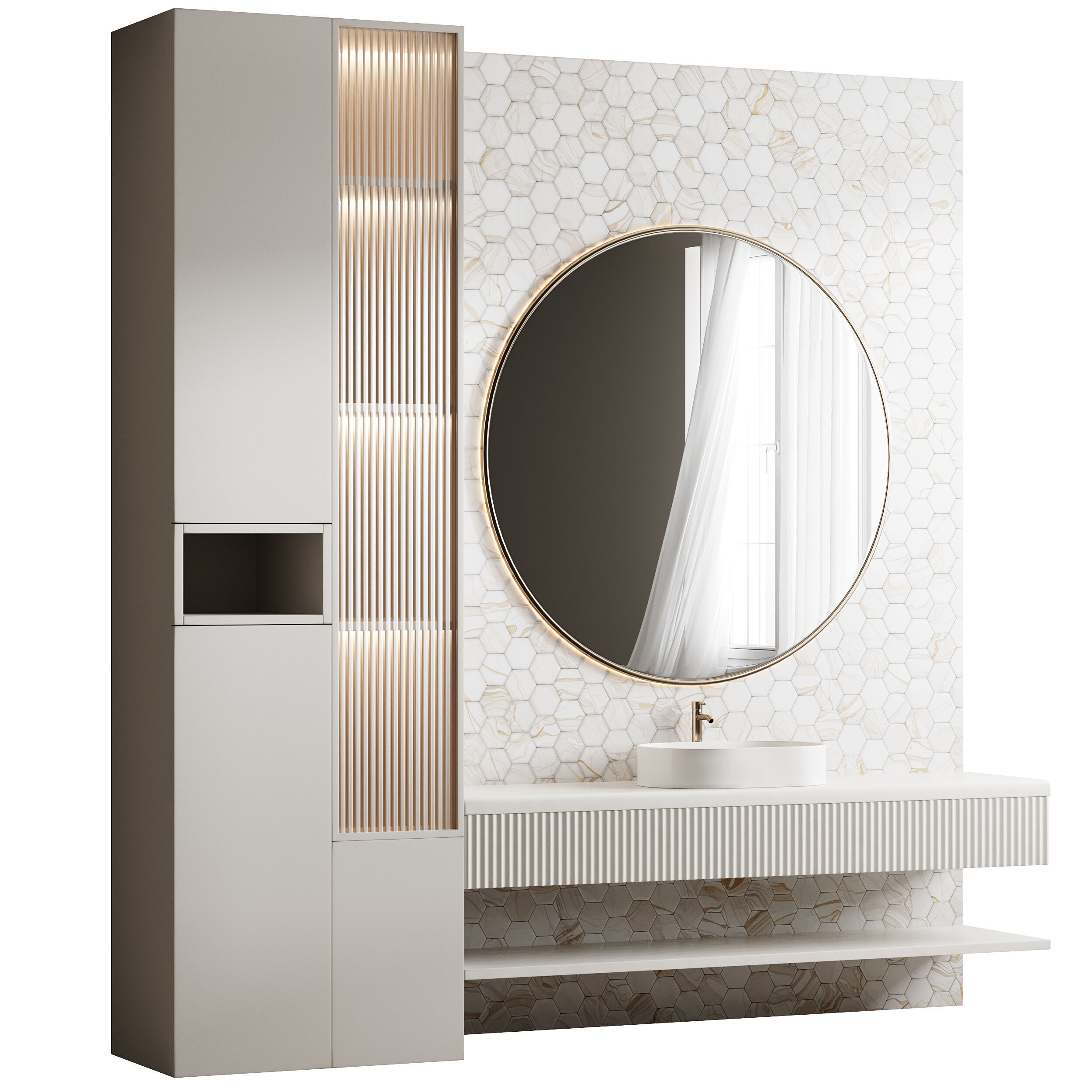 Bathroom furniture 11 3D model_10