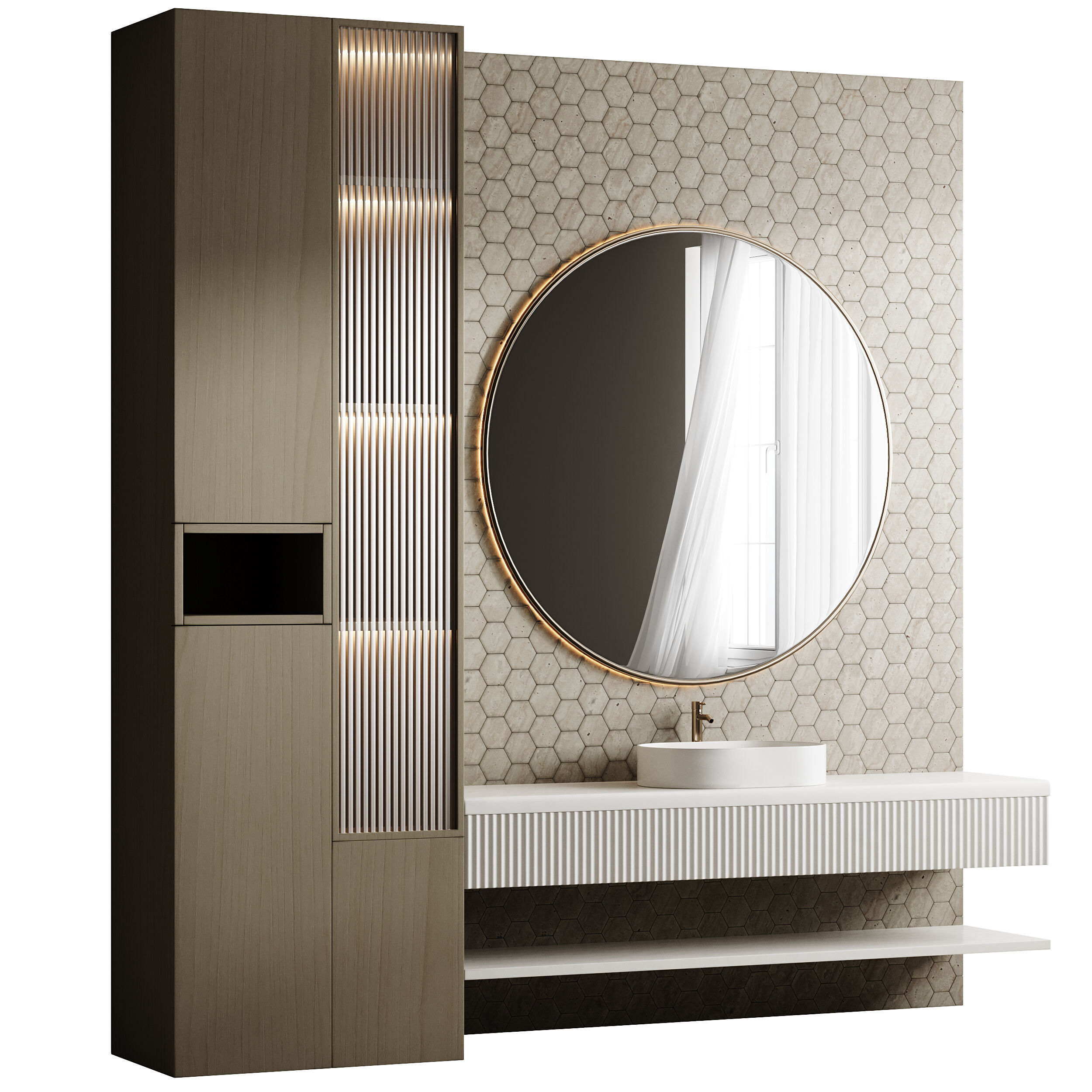 Bathroom furniture 11 3D model_3