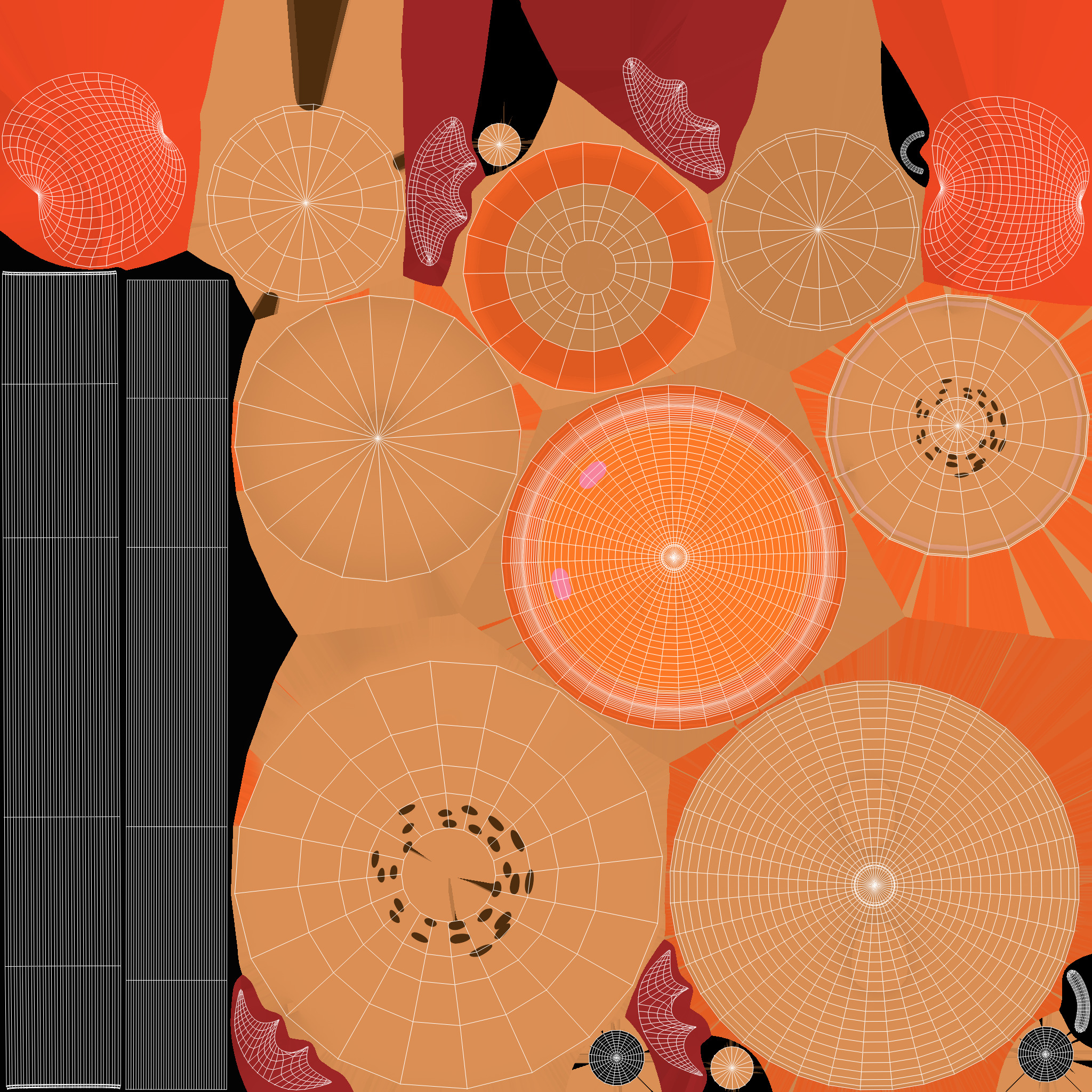 Low-Poly Devil Bubble Tea Low-poly 3D model_11