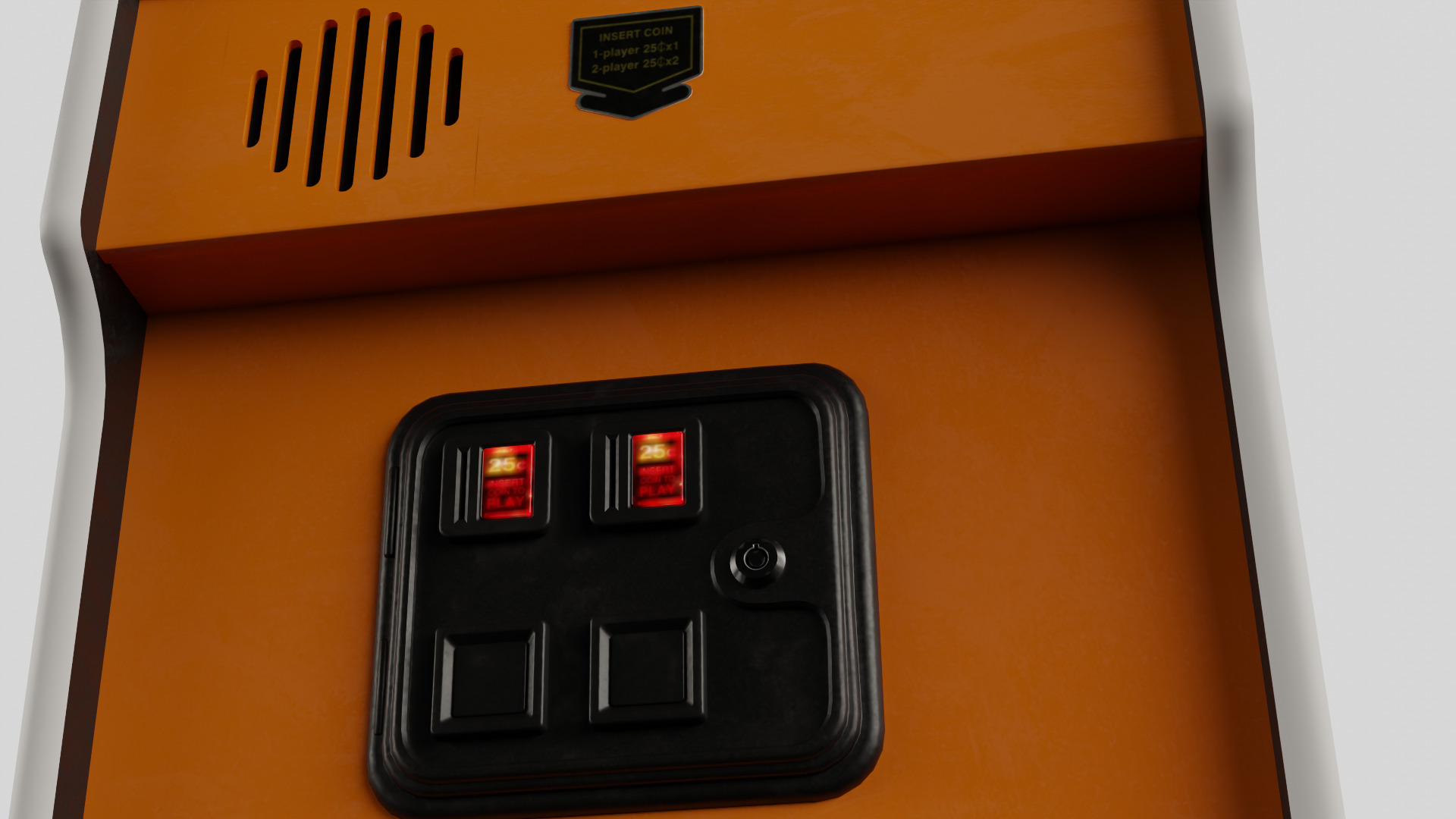 Donkey Kong Jr Arcade Cabinet Retro Low-poly 3D model_2