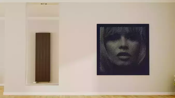Halftone wall sticker BRIGITTE BARDOT 3D print model