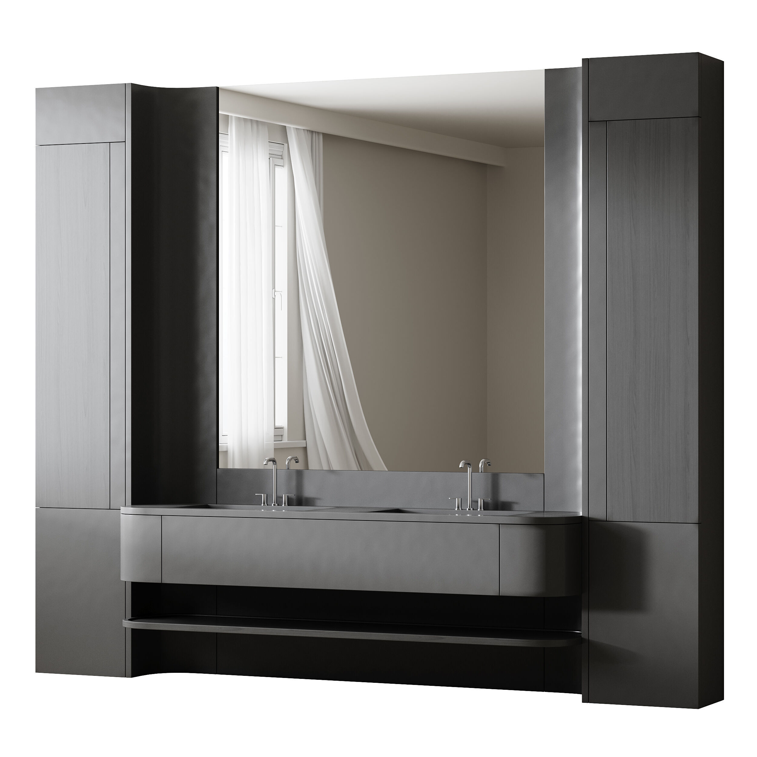 Bathroom furniture 12 3D model_5